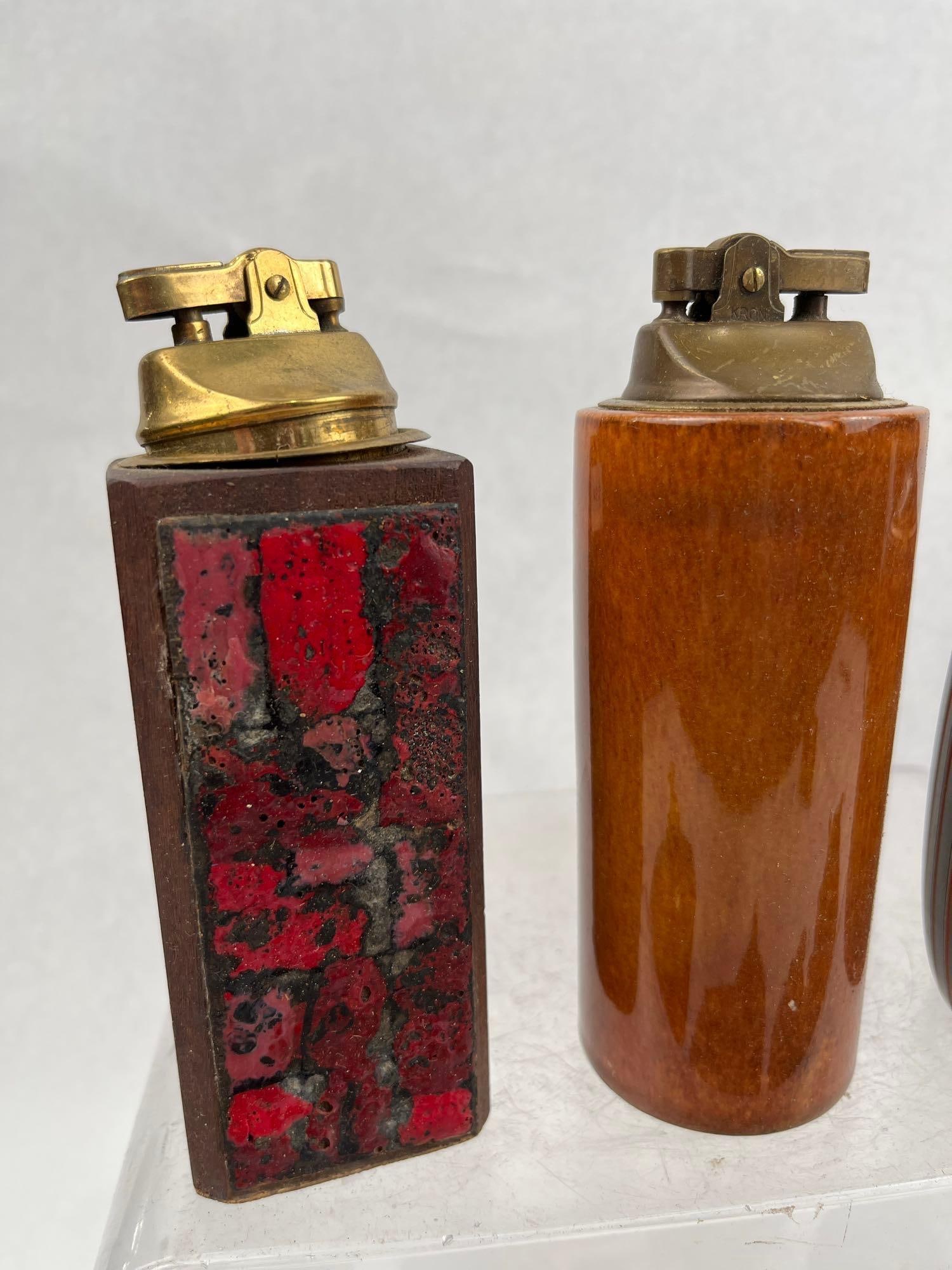 Kenneth Molitor & Molson Table Lighters - 2