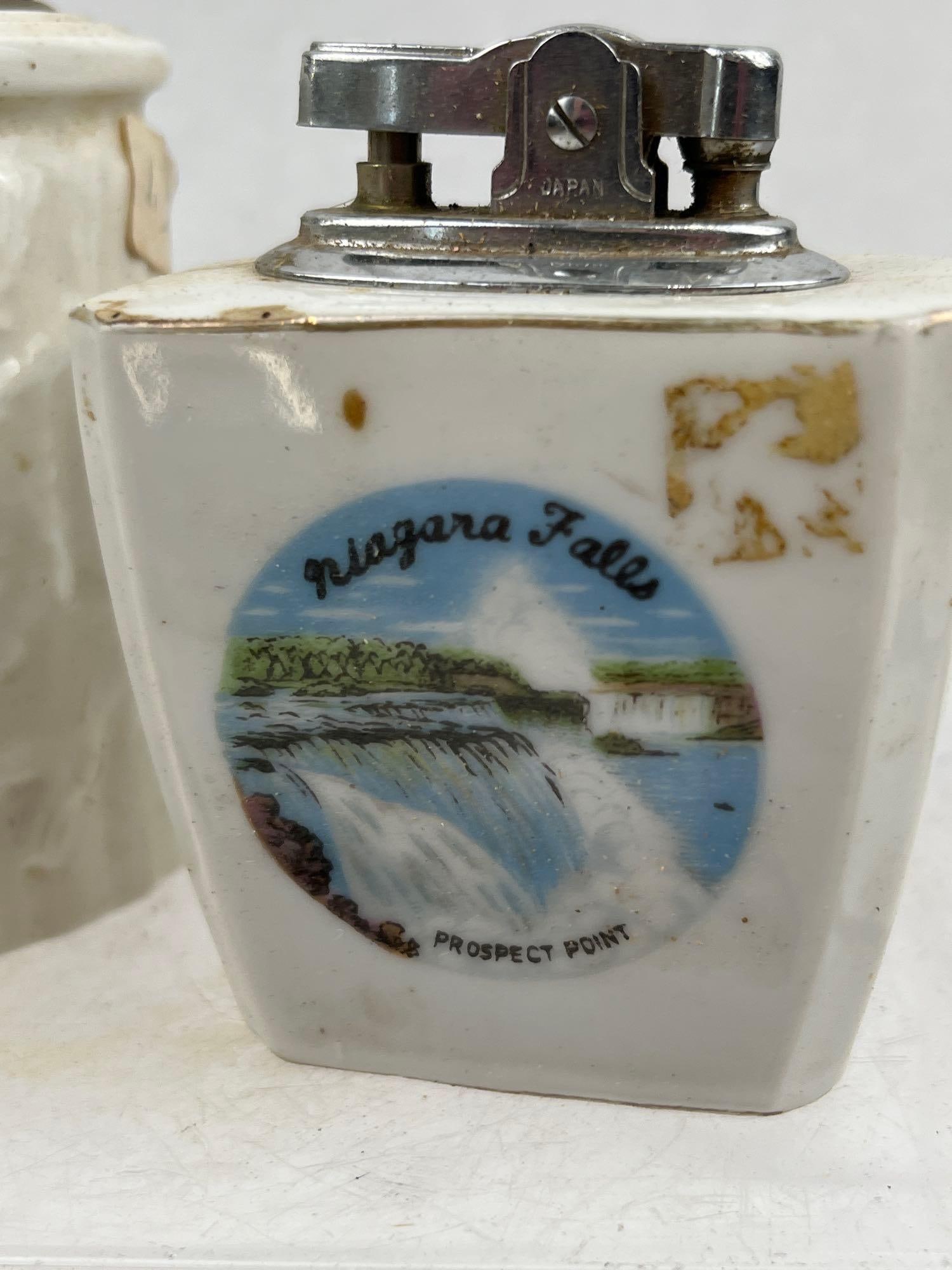 Vtg Ceramic Table Lighters - 3