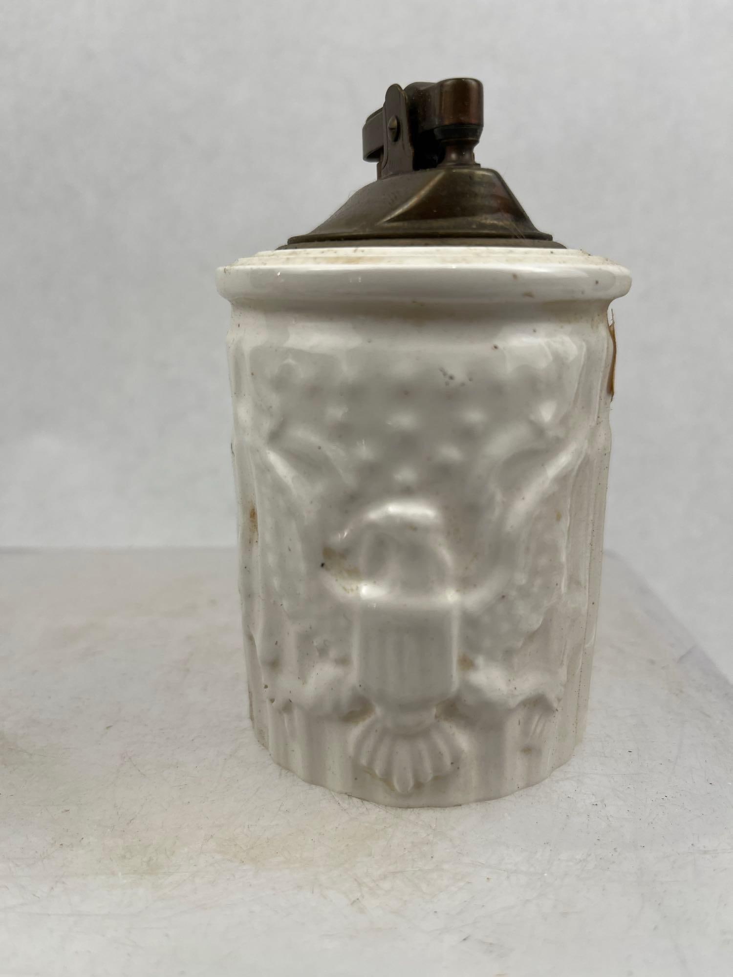 Vtg Ceramic Table Lighters - 4
