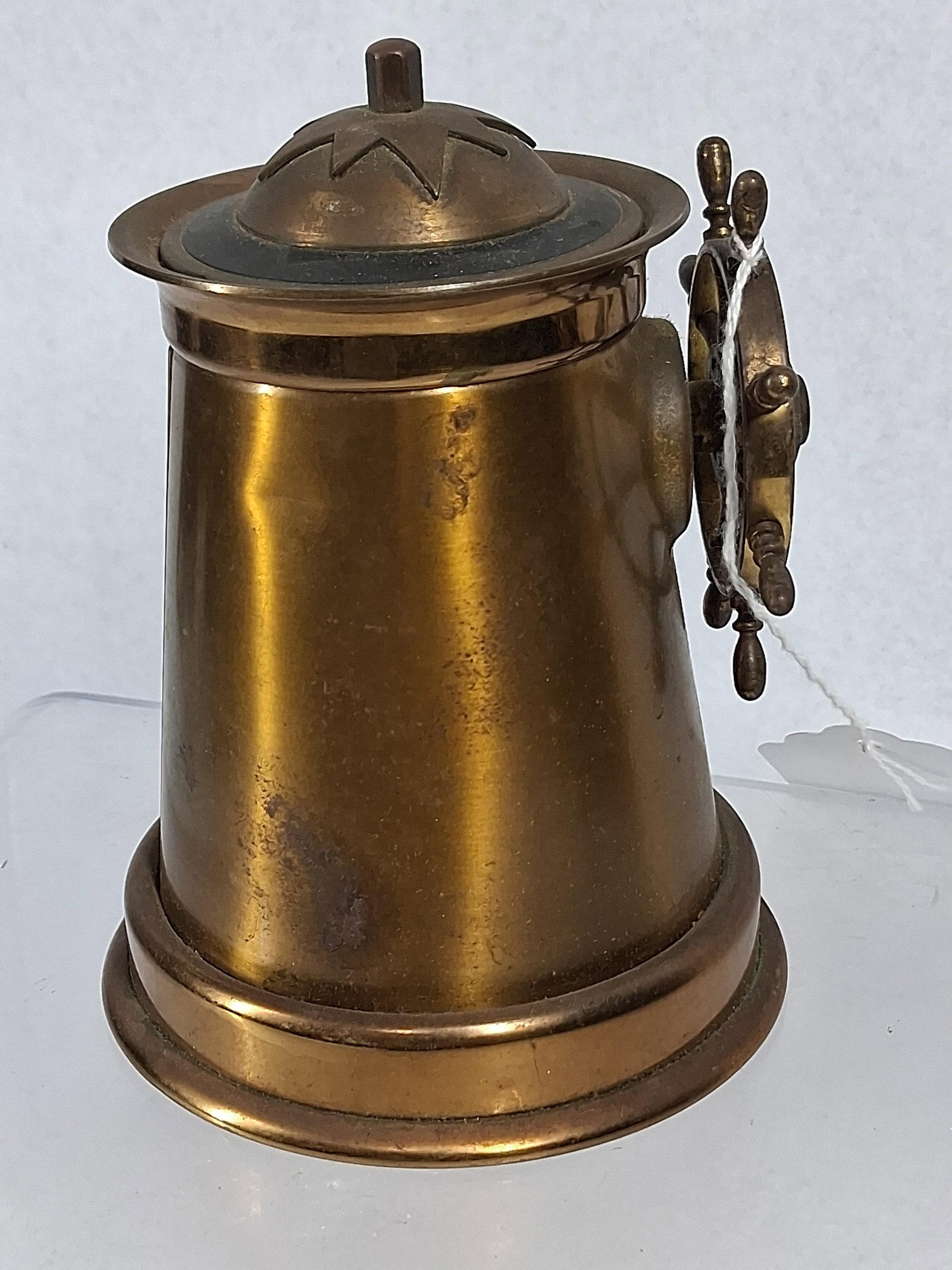 Brass Binnacle Form Cigarette Dispenser - 5