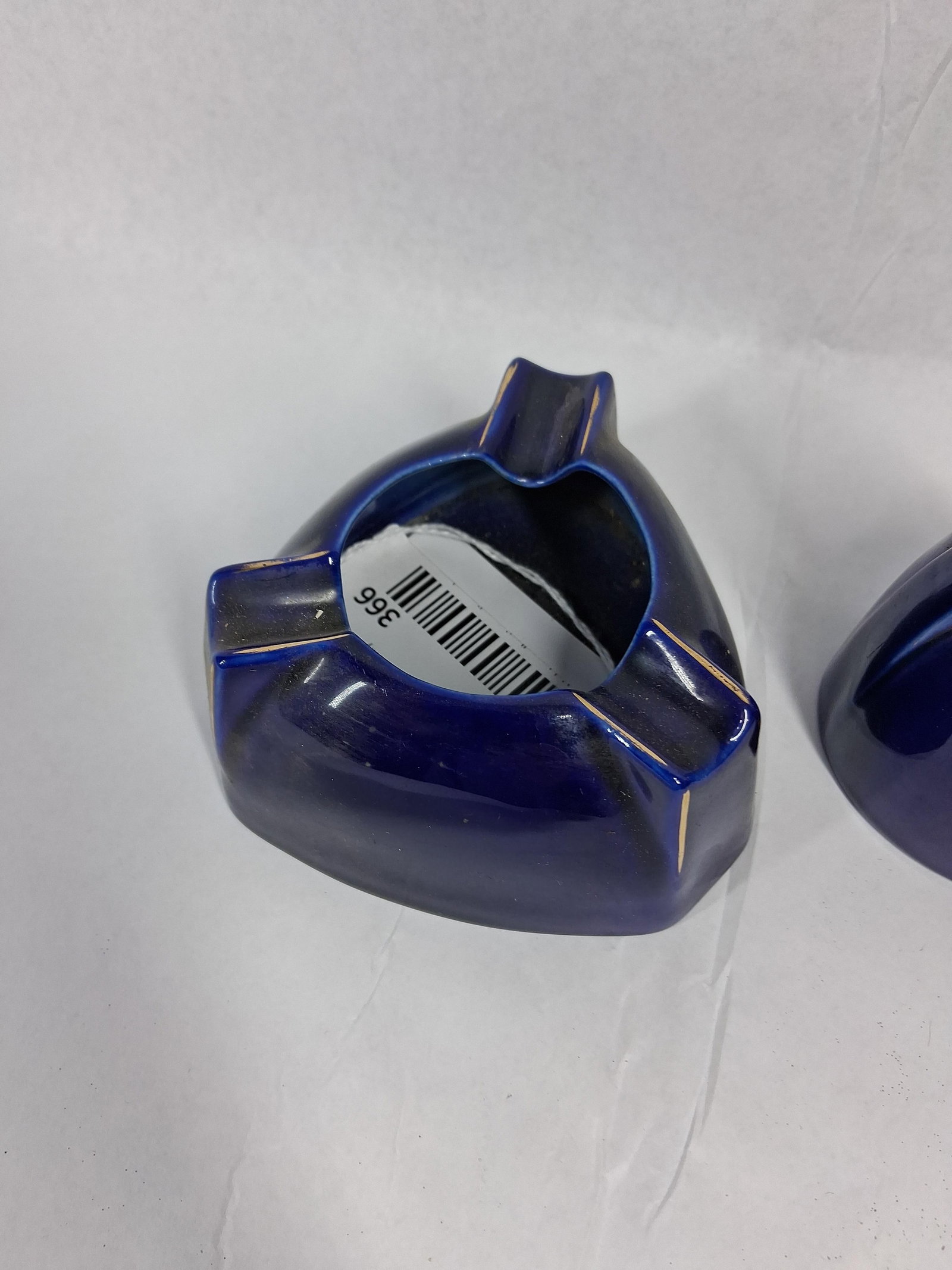Pair Evans Cobalt Smoking Accessories - 2