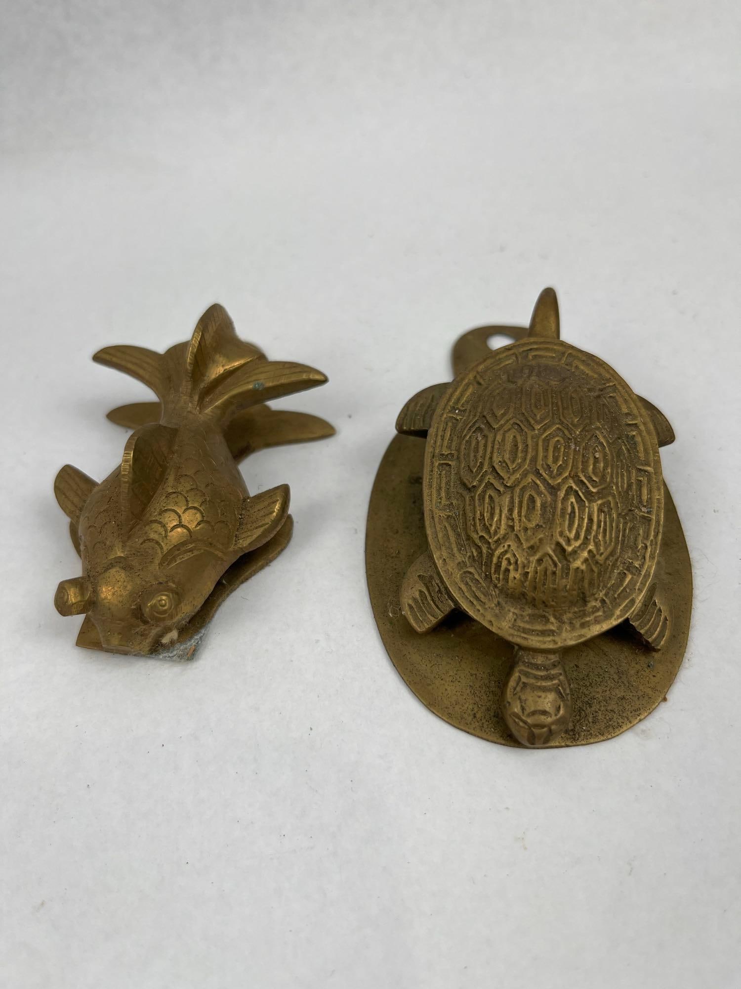 Set 8 Metal Miniature Animals & Objects - 2