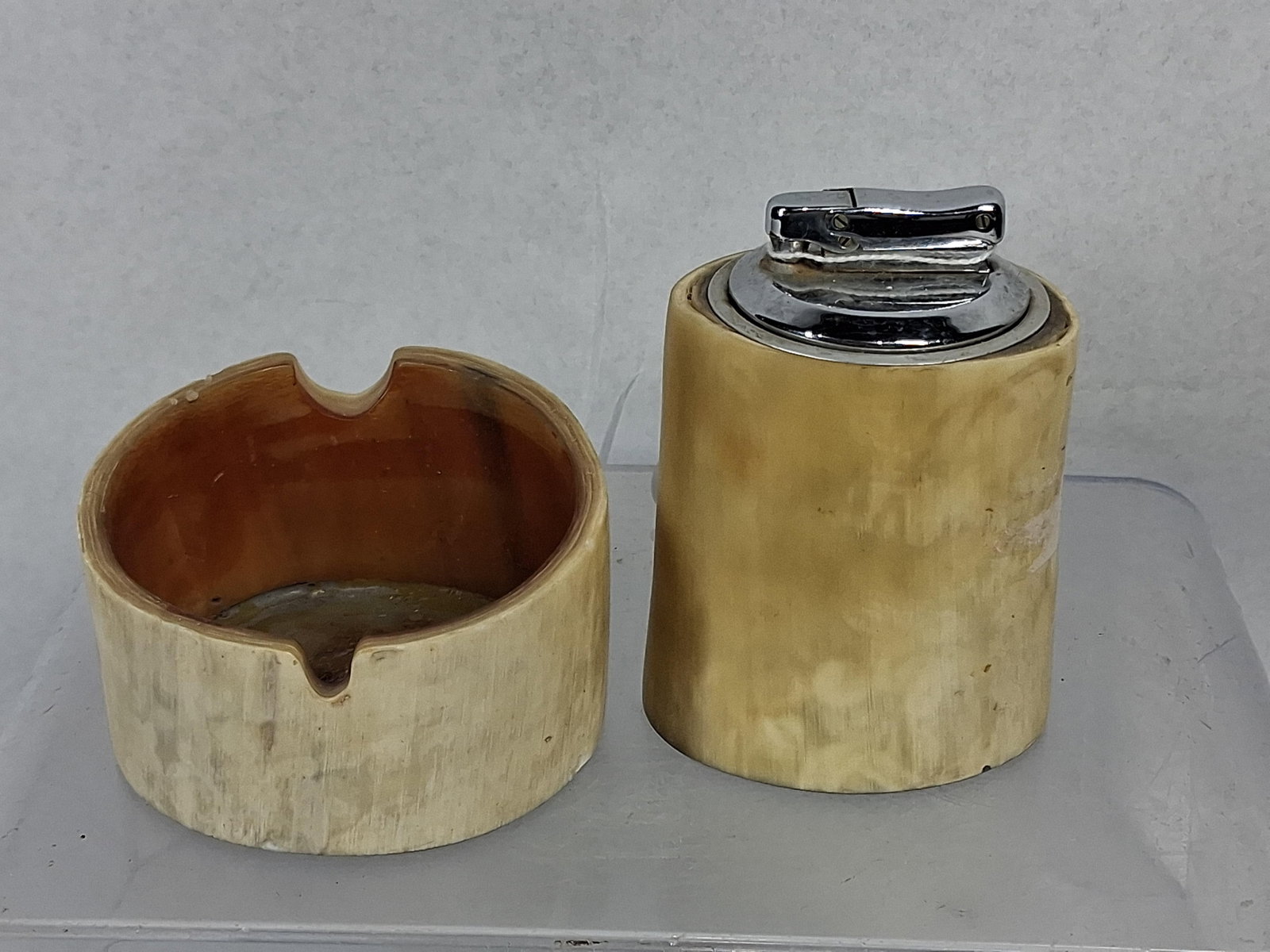 Colibri German Horn Lighter & Ashtray (1 of 7)