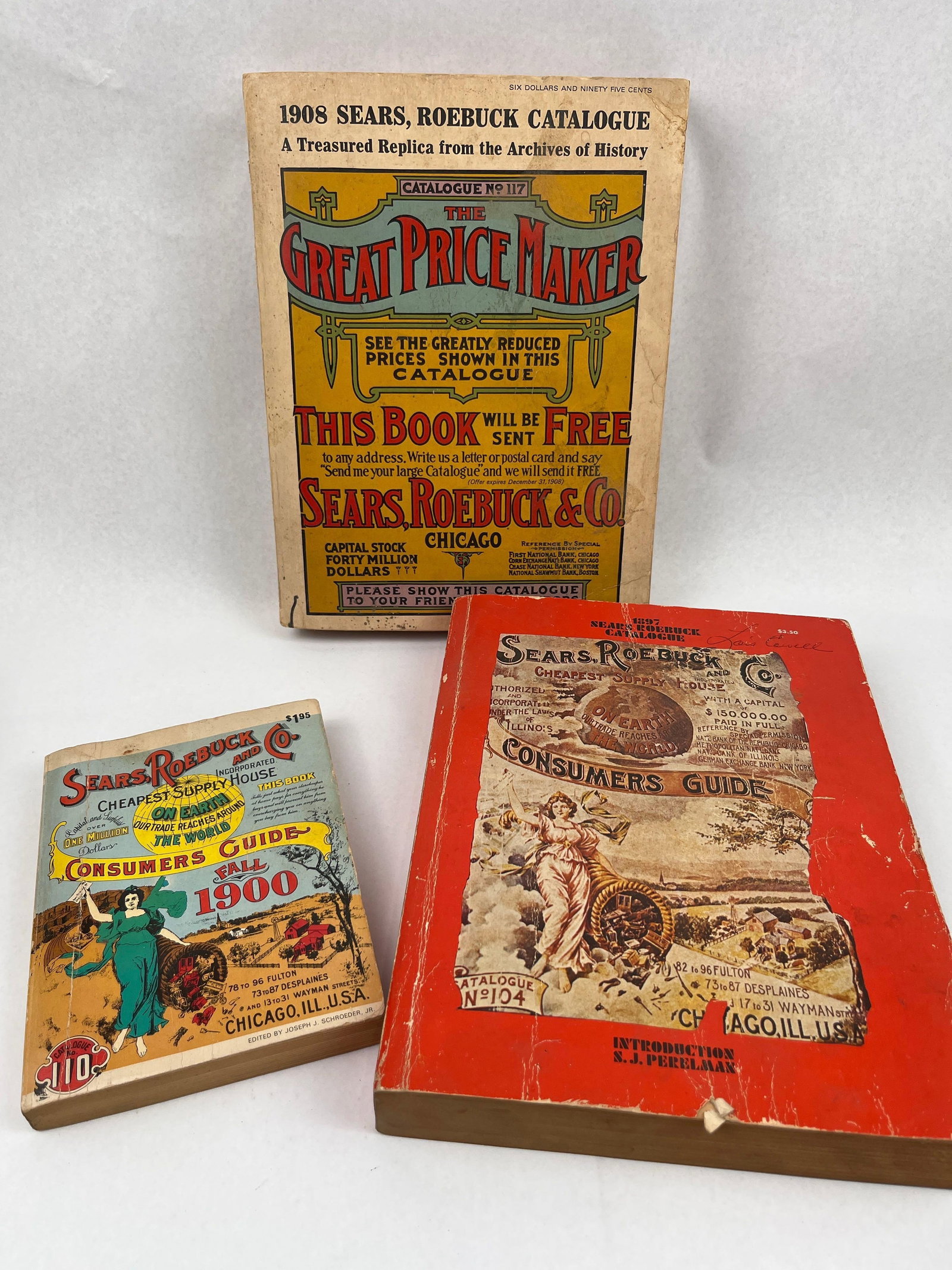 3 Sears, Roebuck & Co. Catalog Replicas (1 of 20)