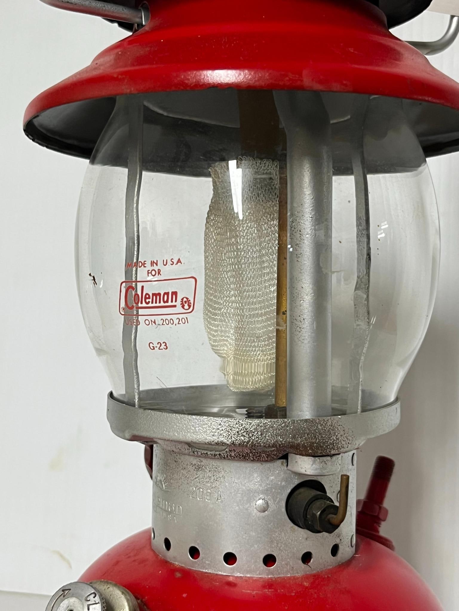 Coleman 200A Red Lantern August 1960 - 3