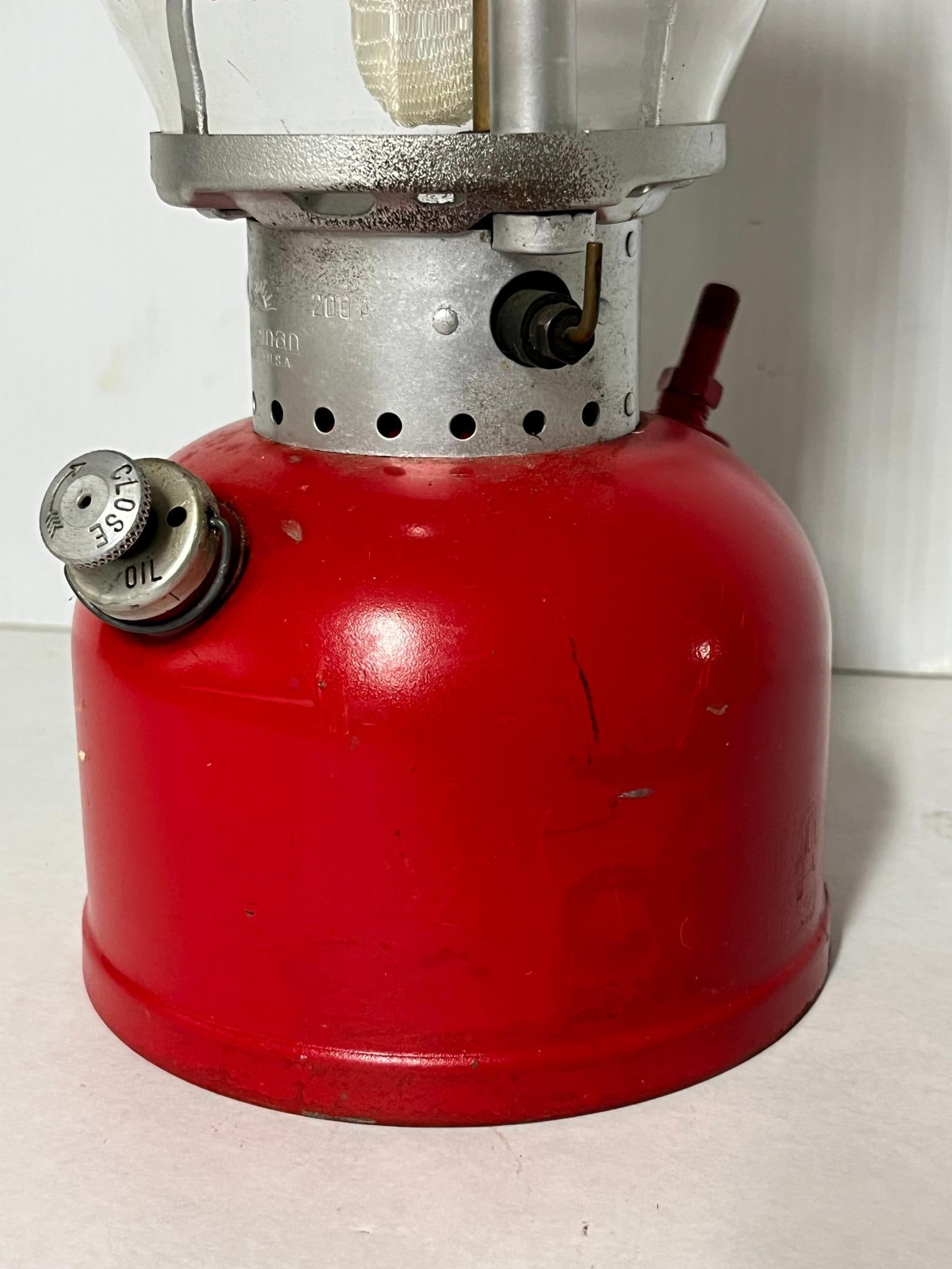 Coleman 200A Red Lantern August 1960 - 4
