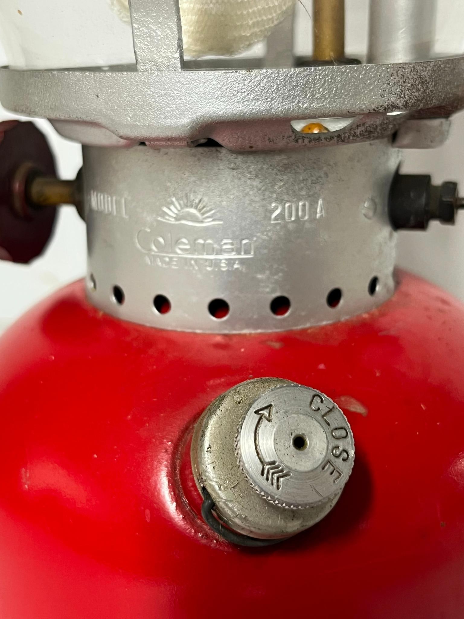 Coleman 200A Red Lantern August 1960 - 5