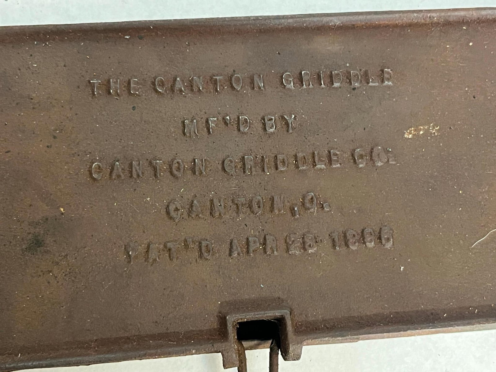 Canton Griddle Co Iron 3-Cake Griddle - 2