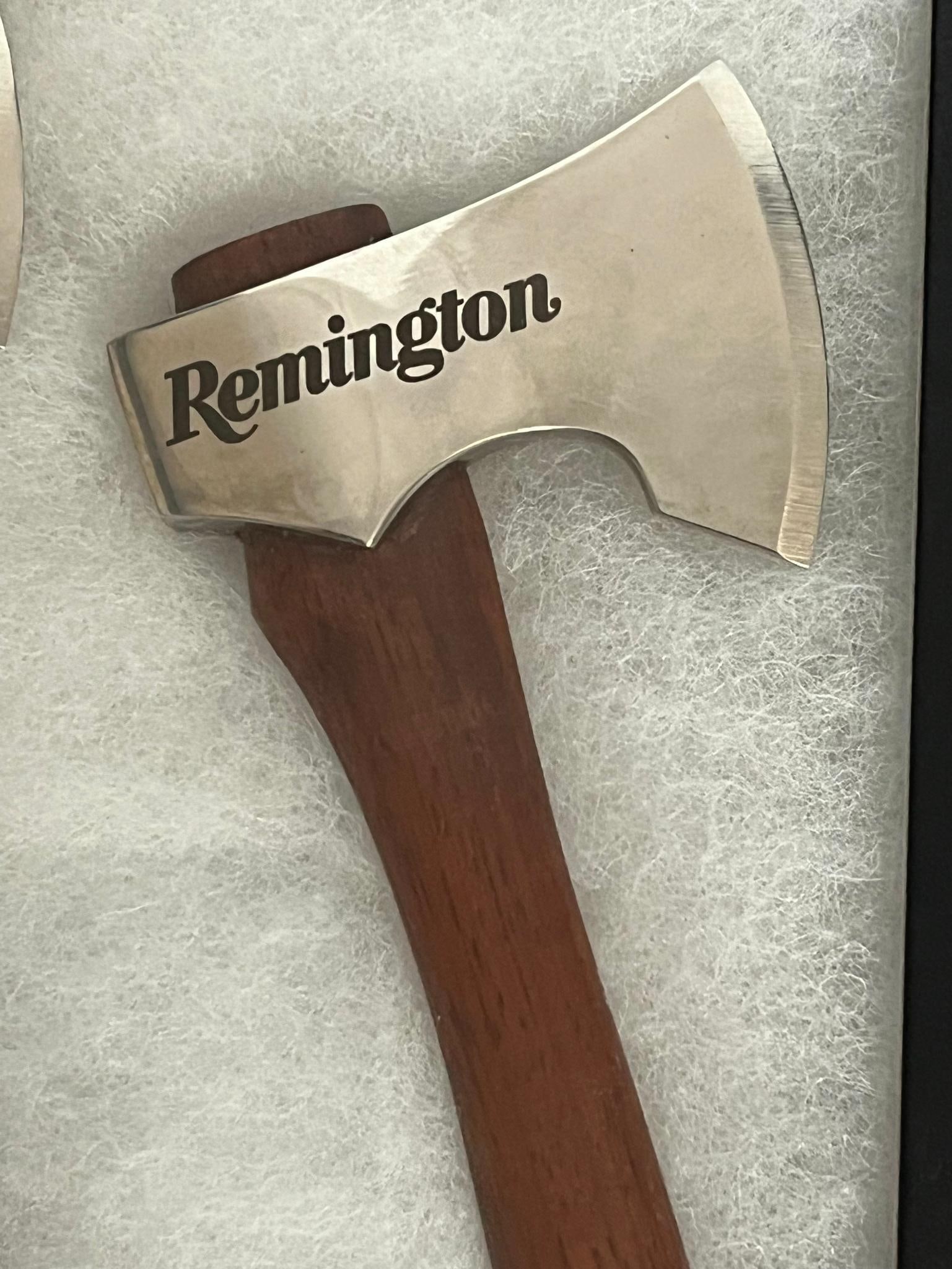 Pair Remington Presentation Hatchets - 3