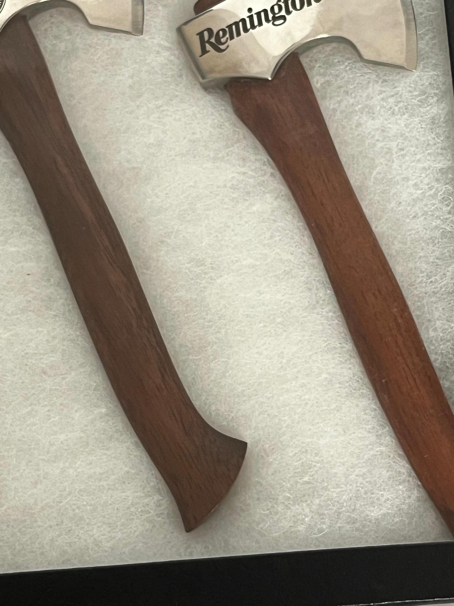 Pair Remington Presentation Hatchets - 4
