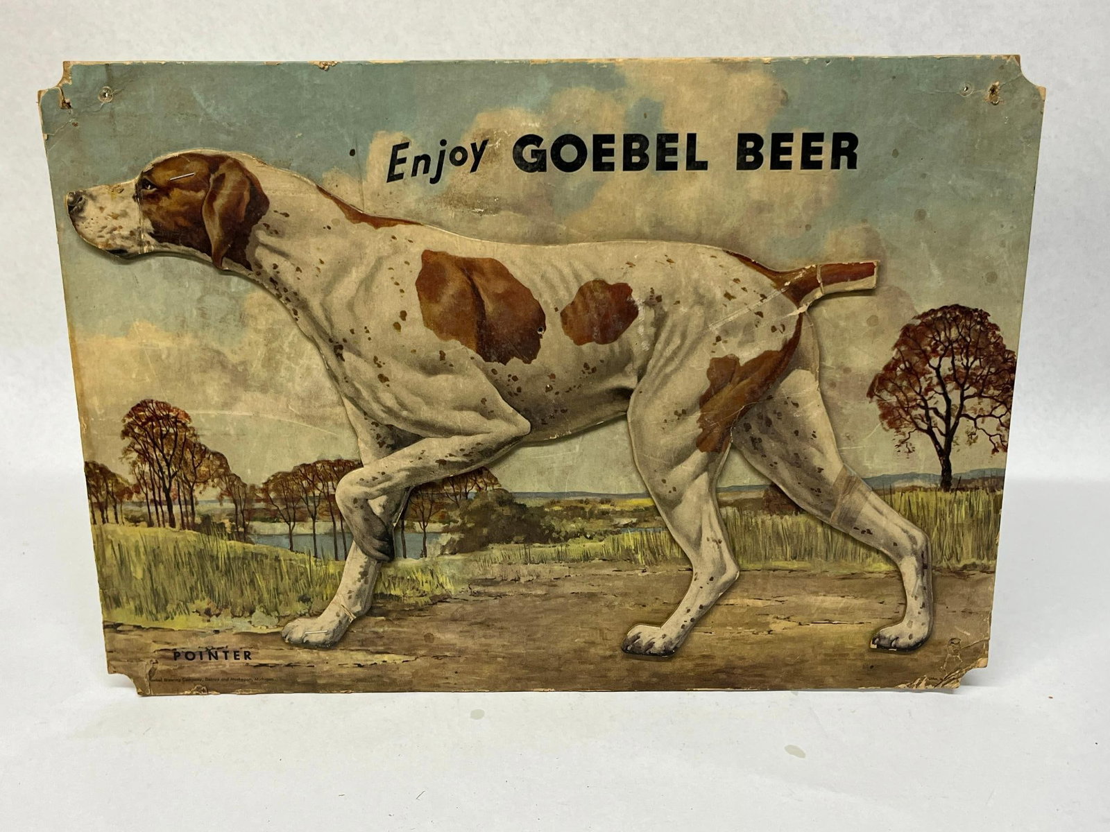 Goebel Beer Pointer Dog Sign (1 of 6)