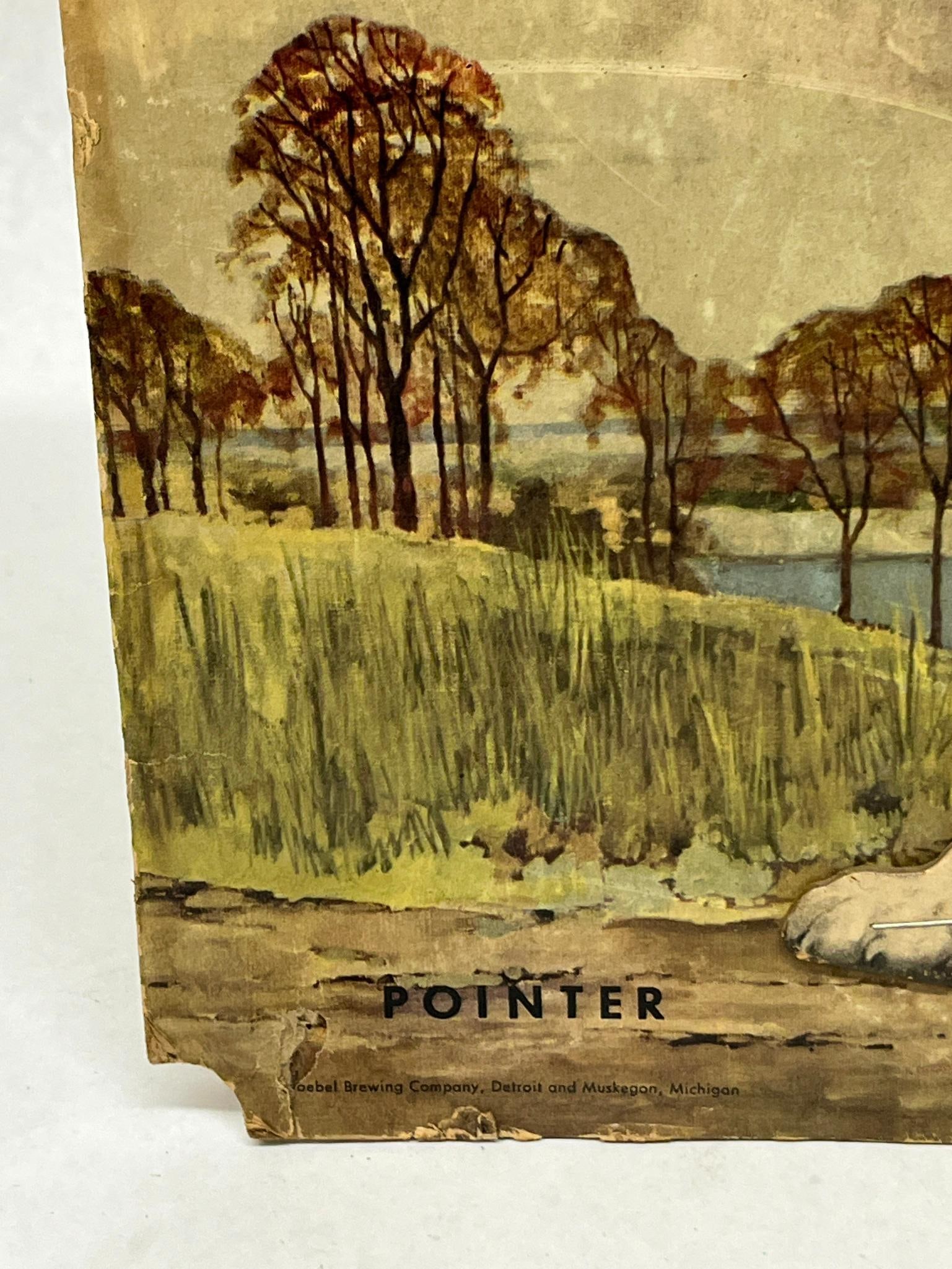 Goebel Beer Pointer Dog Sign - 2