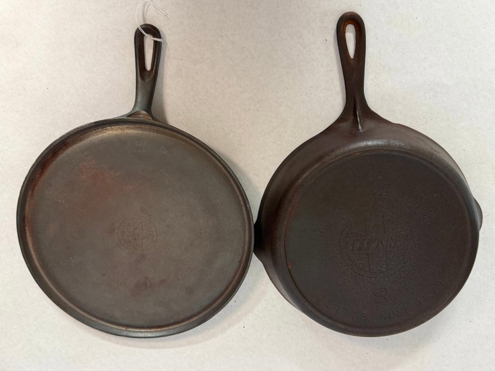 Pair Griswold Mfg Co Cast Iron Cookware (1 of 6)