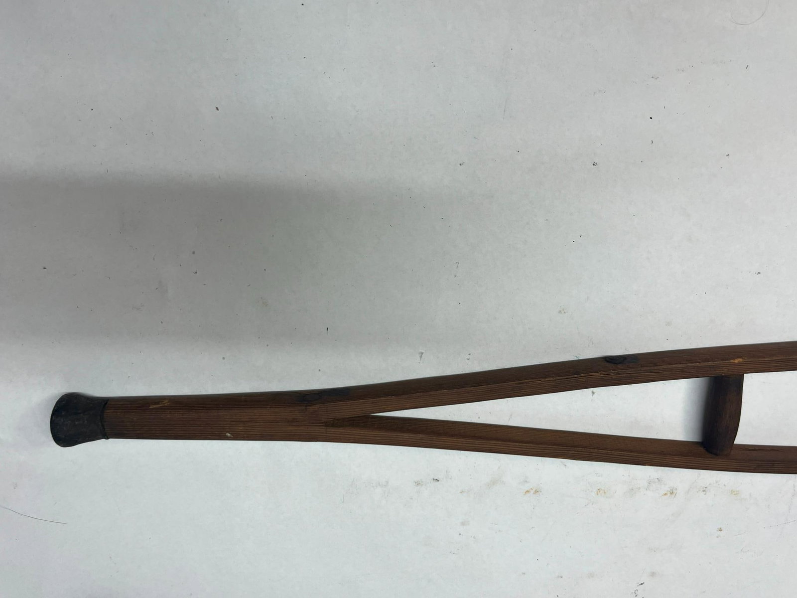 Pair Wood Split-Frame Axillary Crutches - 4