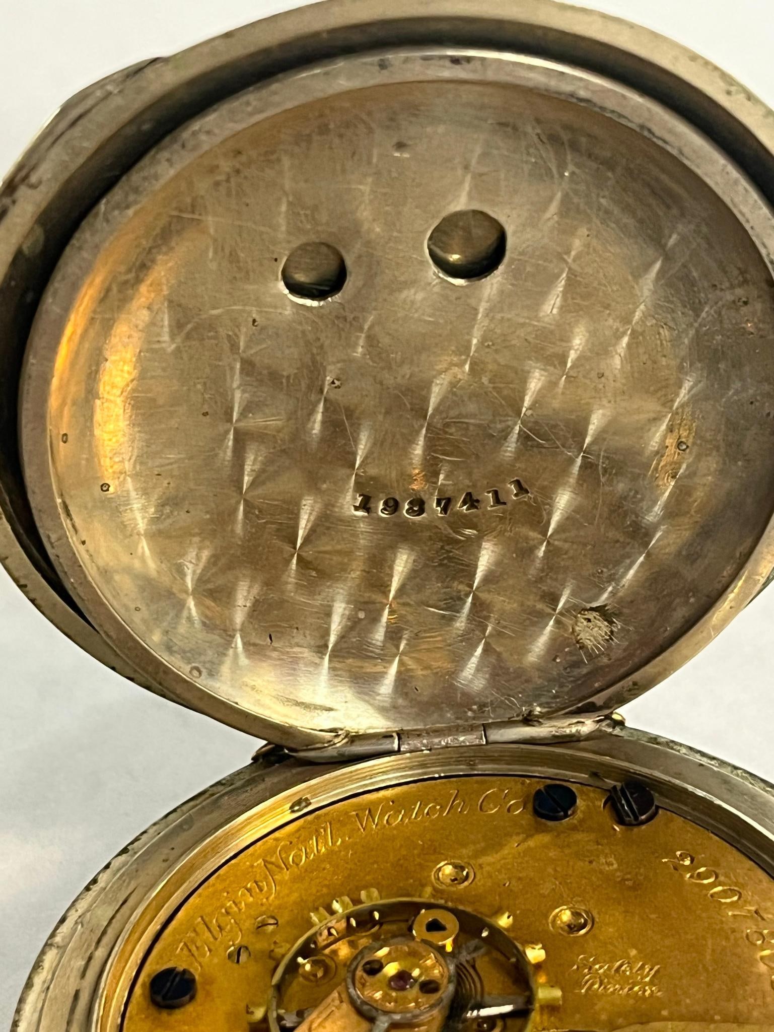 Elgin Silveroid Key Wind Pocket Watch - 4