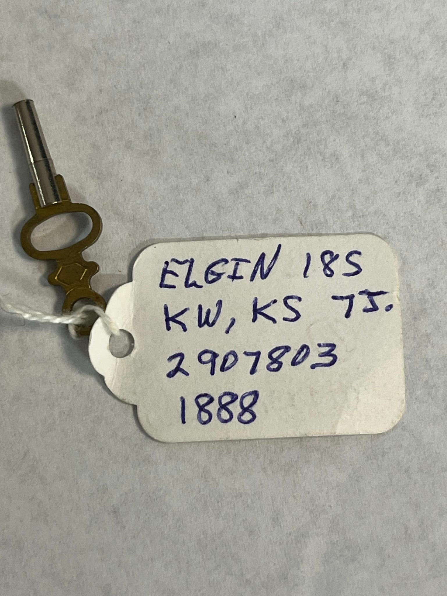 Elgin Silveroid Key Wind Pocket Watch - 5