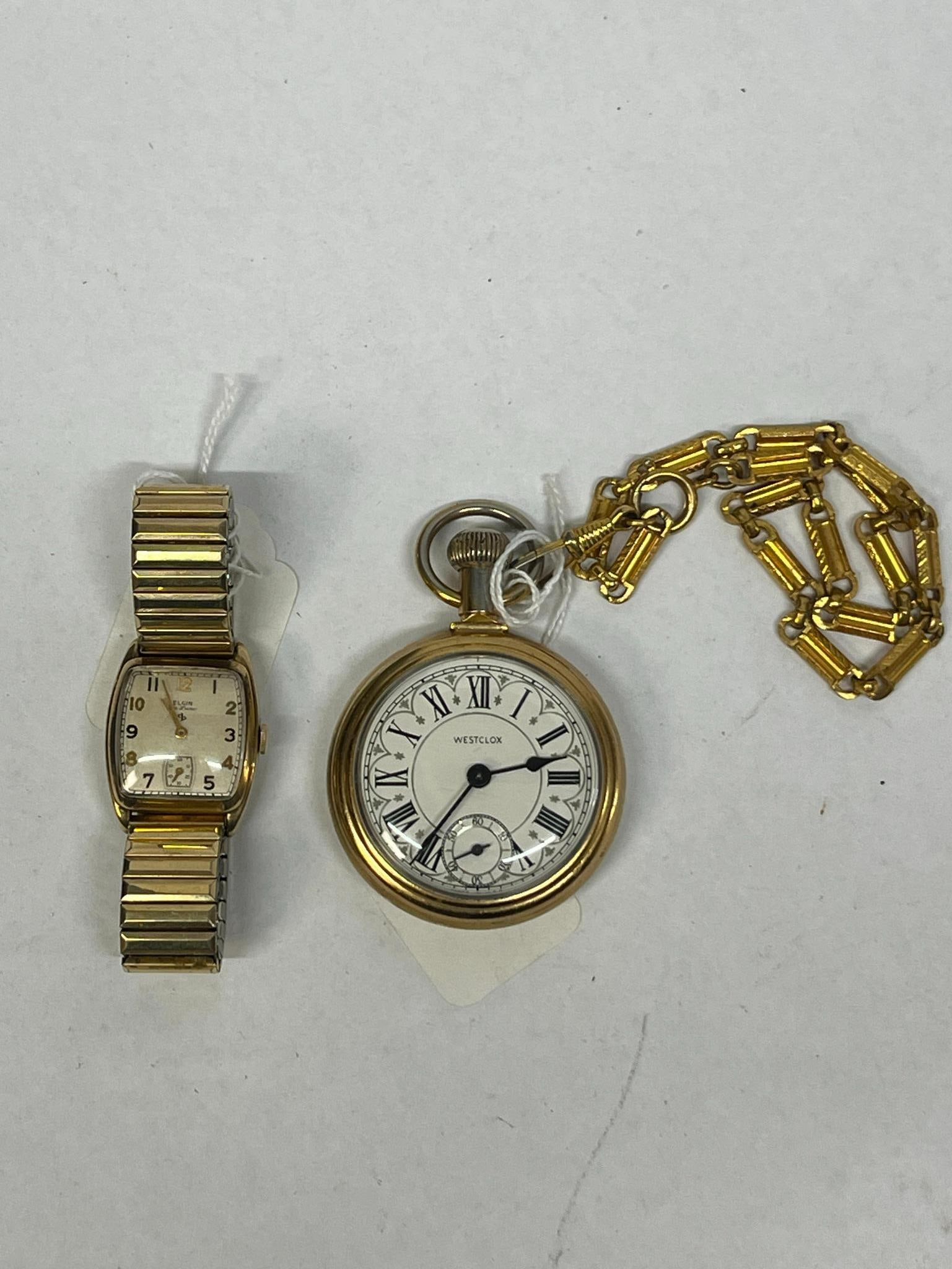 Elgin De Luxe & Westclox Pocket Watch (1 of 6)