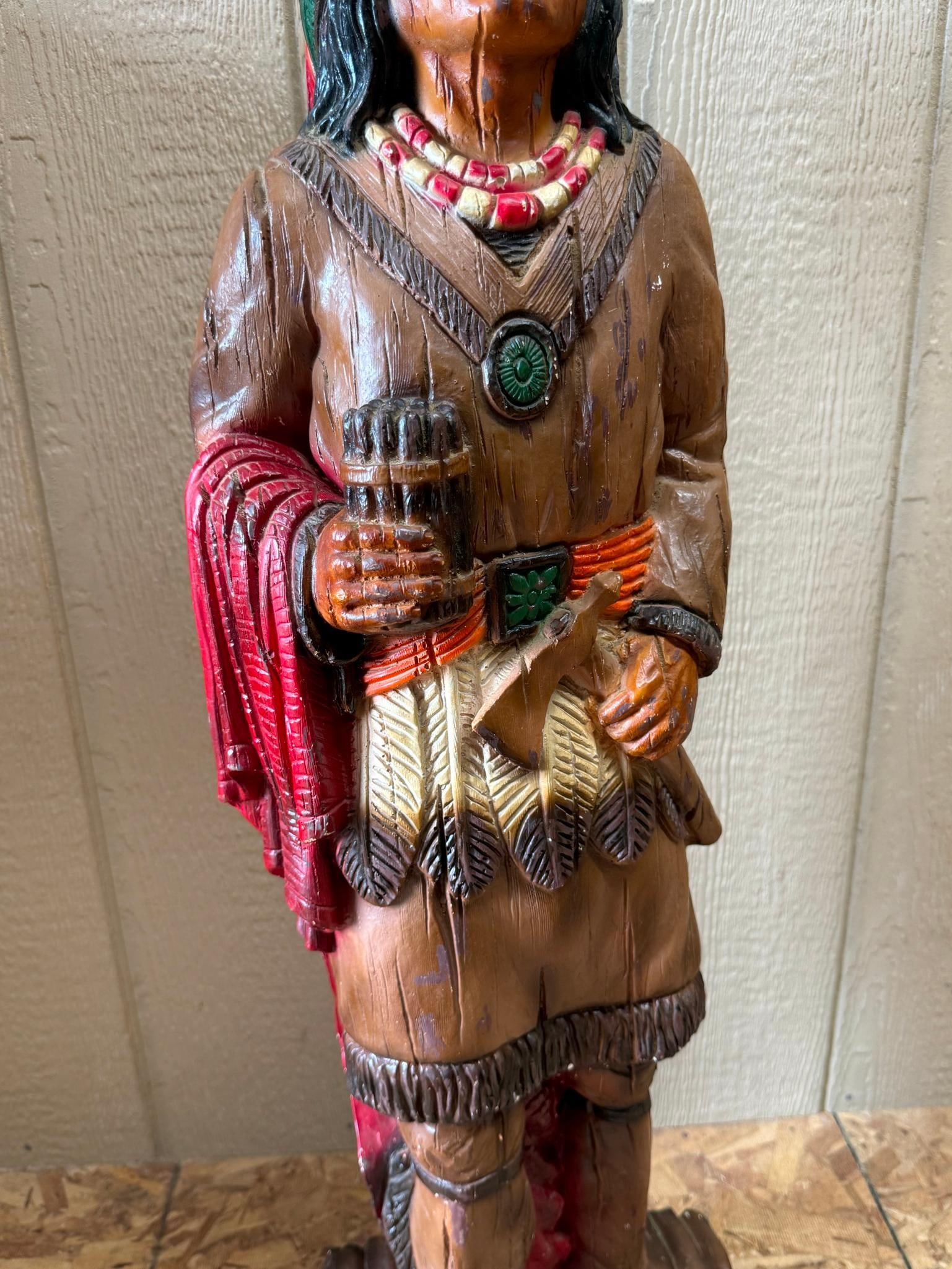 Polychrome Composite Cigar Store Figure - 3