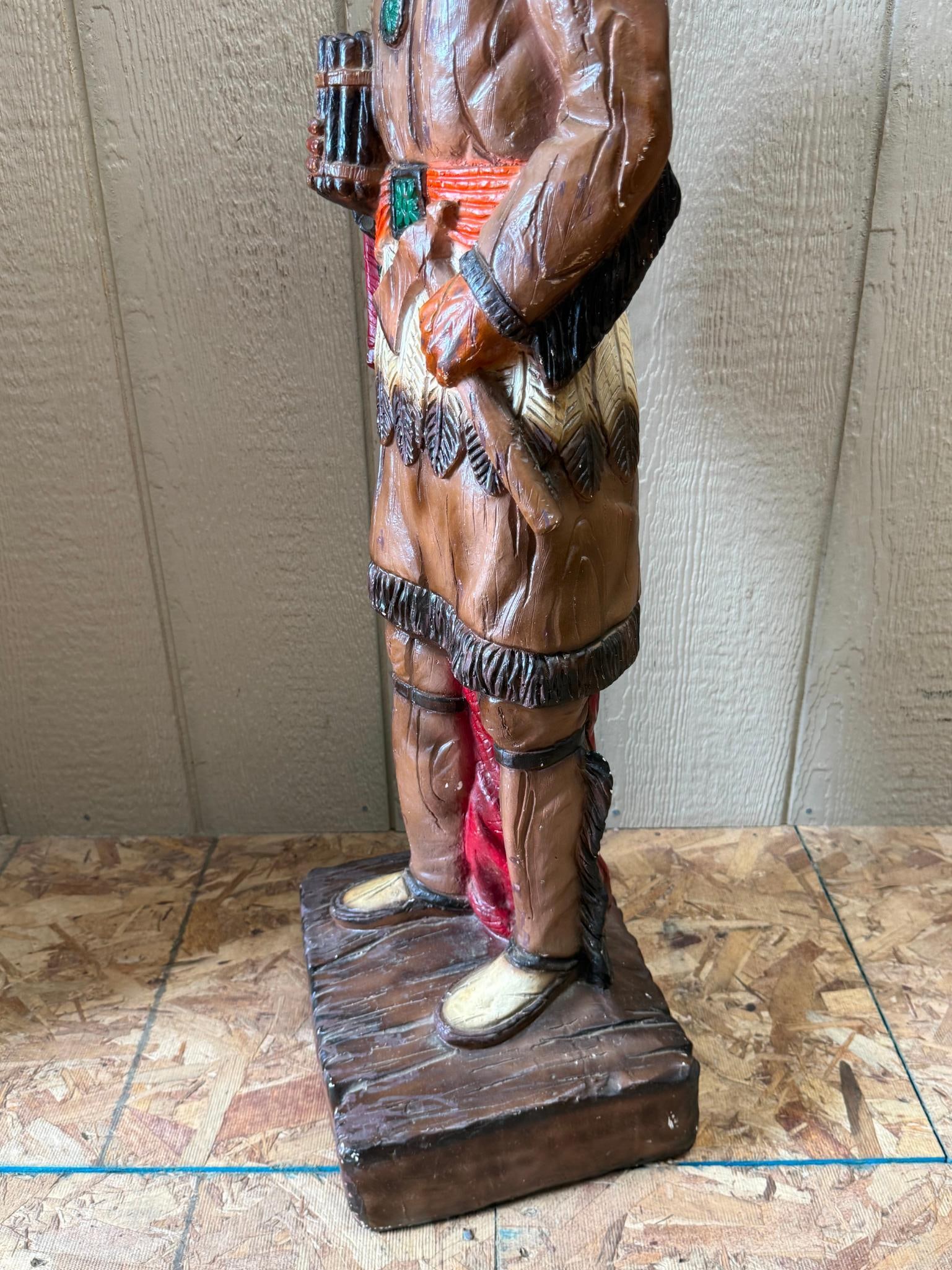 Polychrome Composite Cigar Store Figure - 6