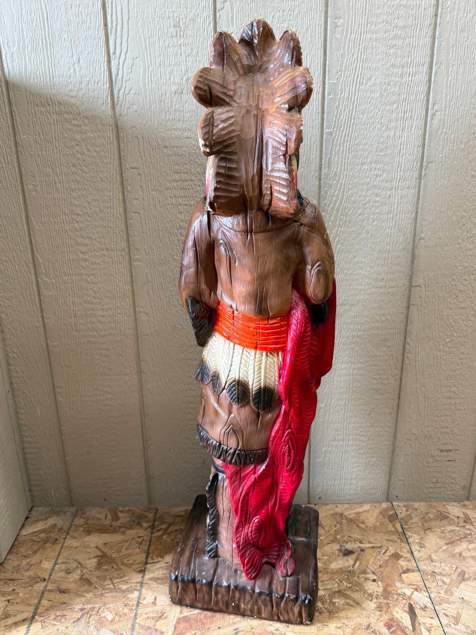 Polychrome Composite Cigar Store Figure - 7