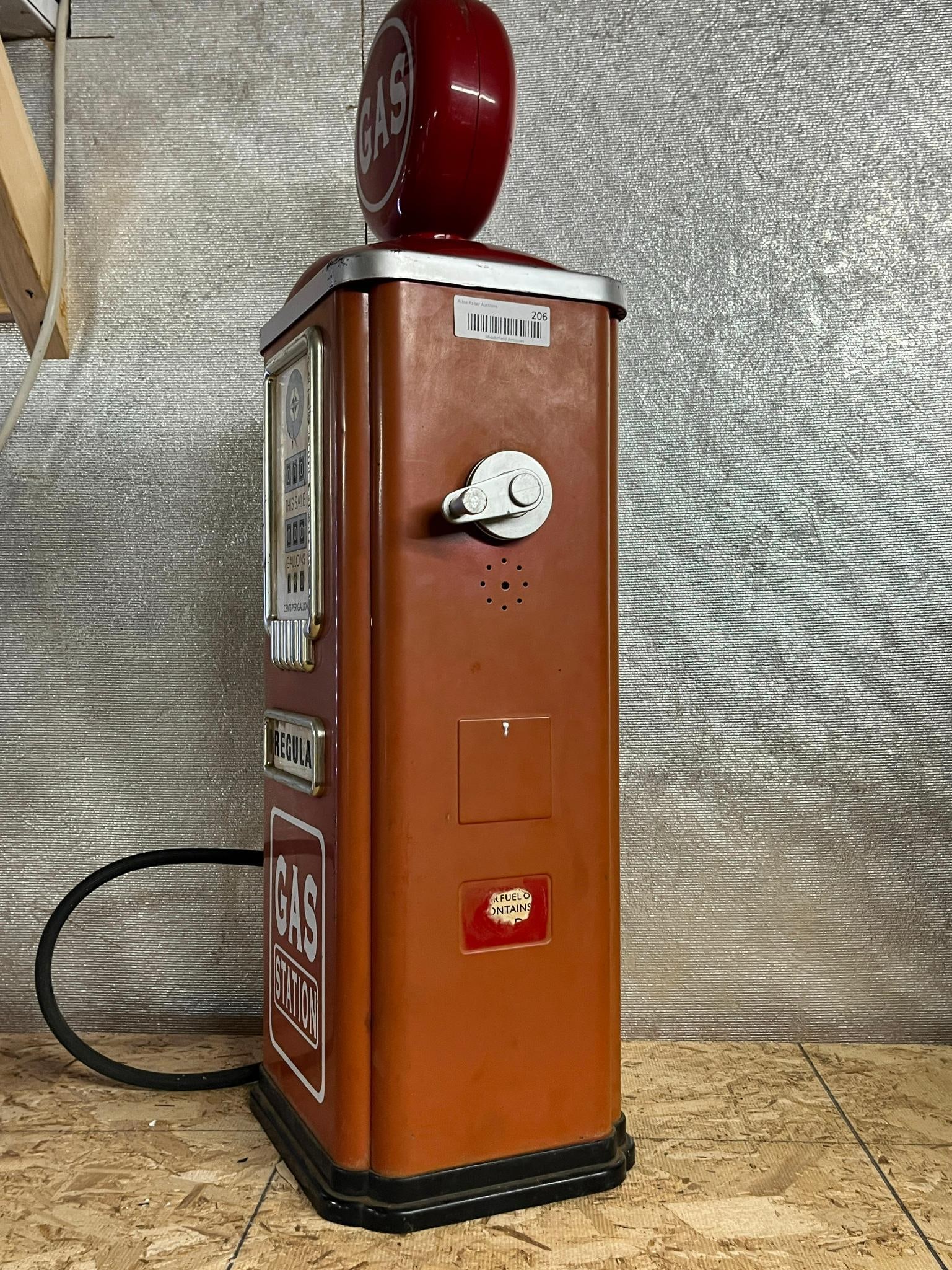 Red Gas Pump Cabinet - 3