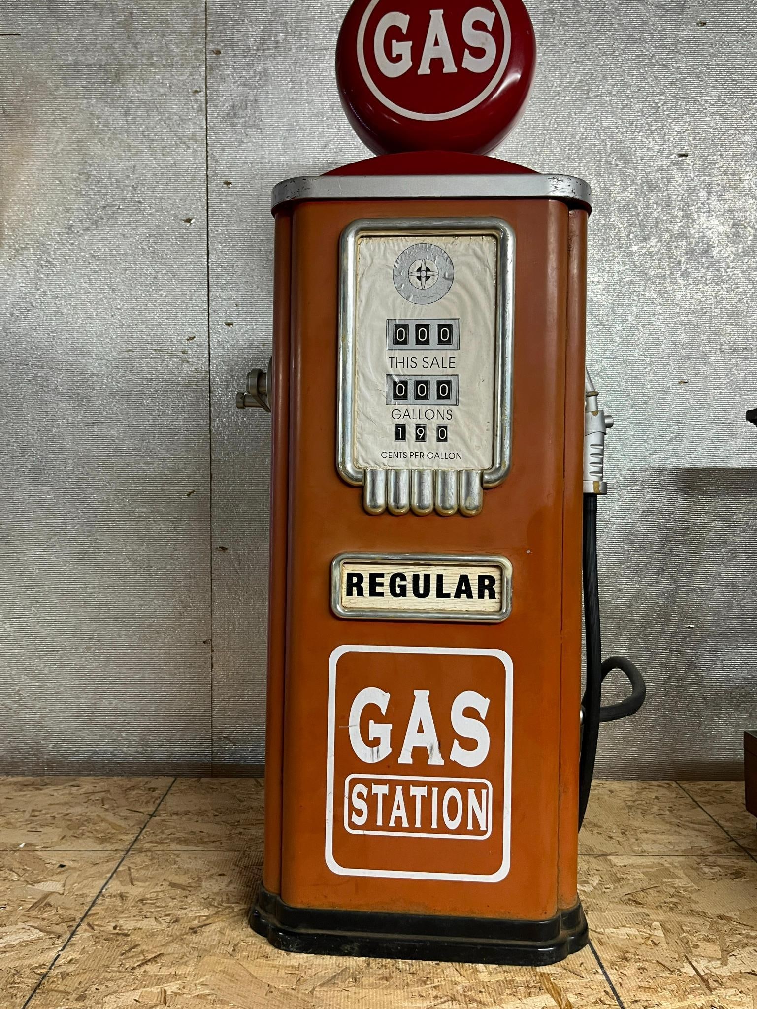 Red Gas Pump Cabinet - 4