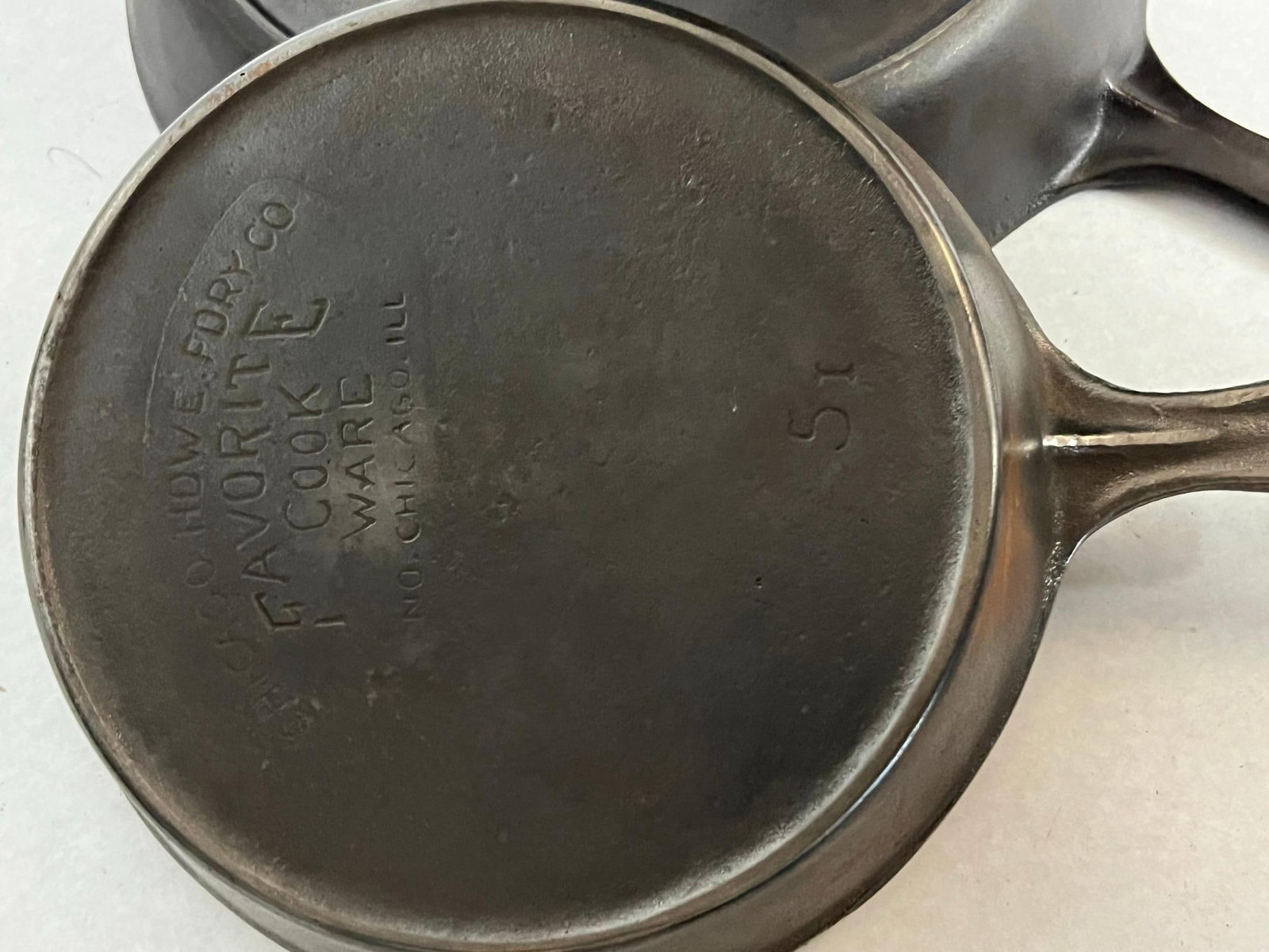 Pair Chicago Hardware Foundry Skillets - 2