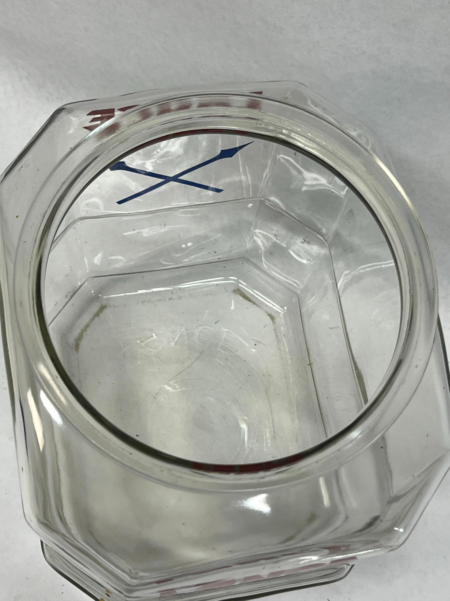 Lance Eight-Sided Glass Cracker Jar - 4
