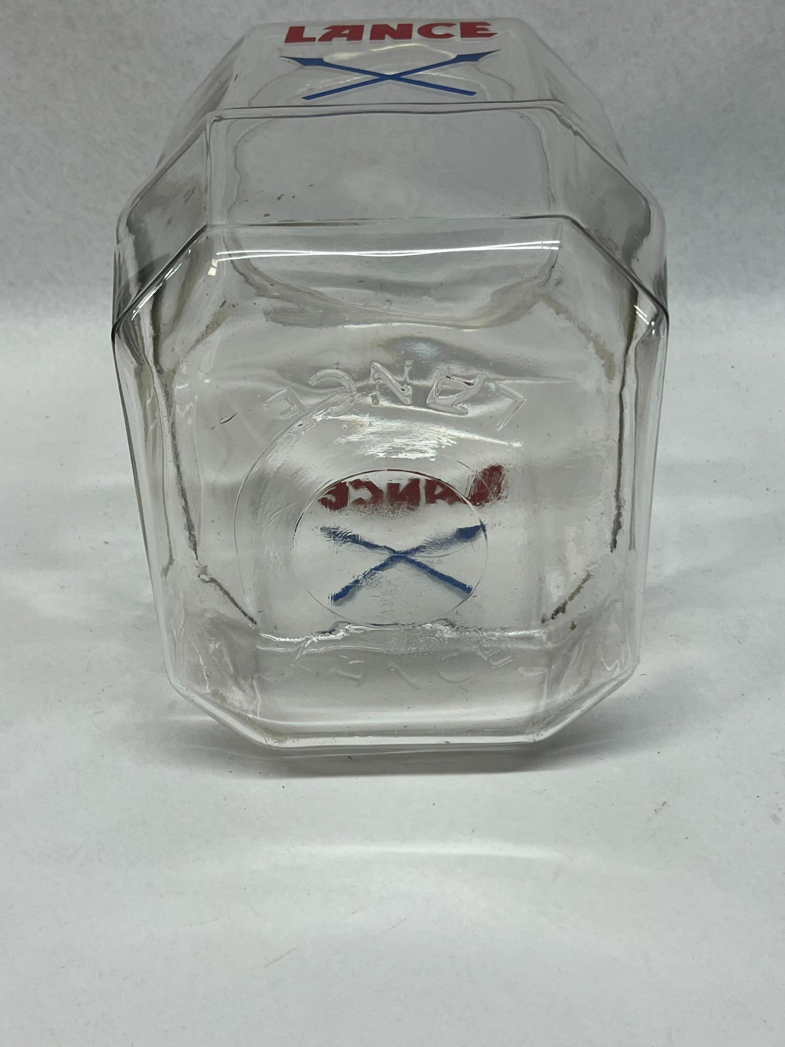 Lance Eight-Sided Glass Cracker Jar - 6