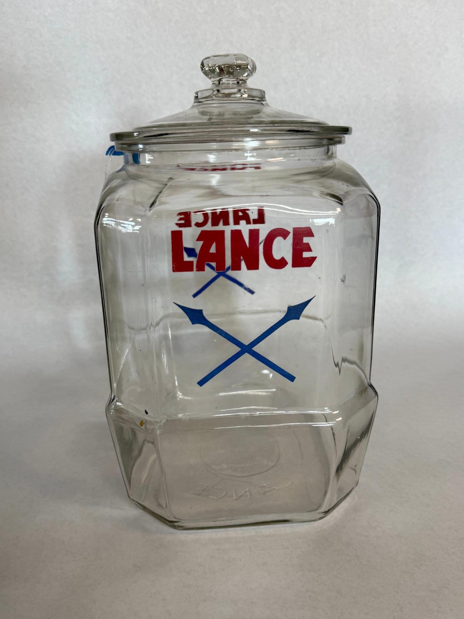 Lance Eight-Sided Glass Cracker Jar - 7