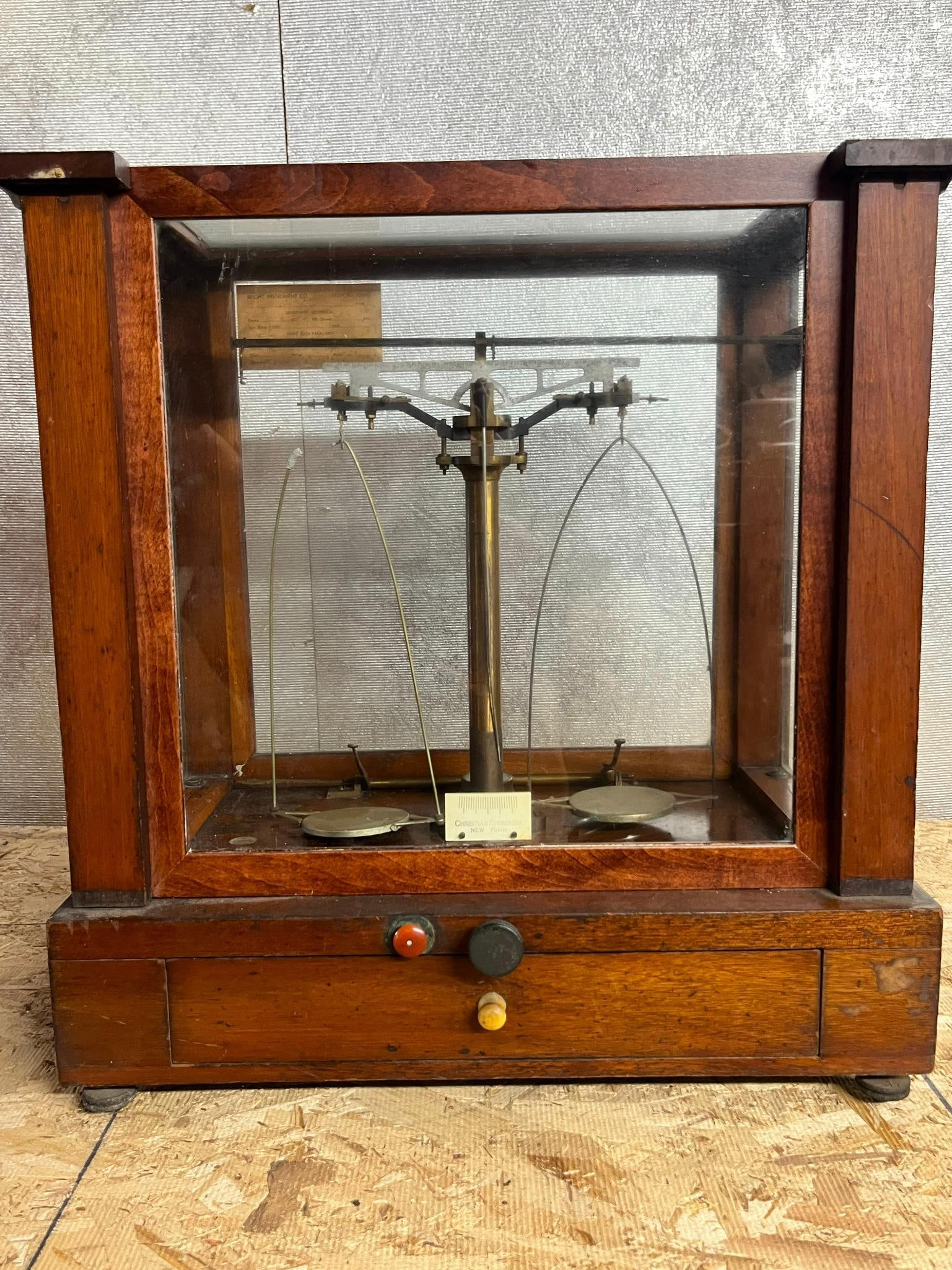 Christian Becker Mahogany Balance Scale (1 of 9)
