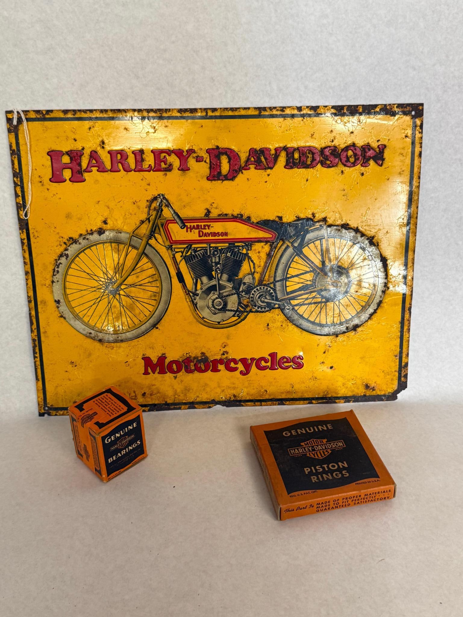 Harley-Davidson Sign & Parts Boxes (1 of 8)