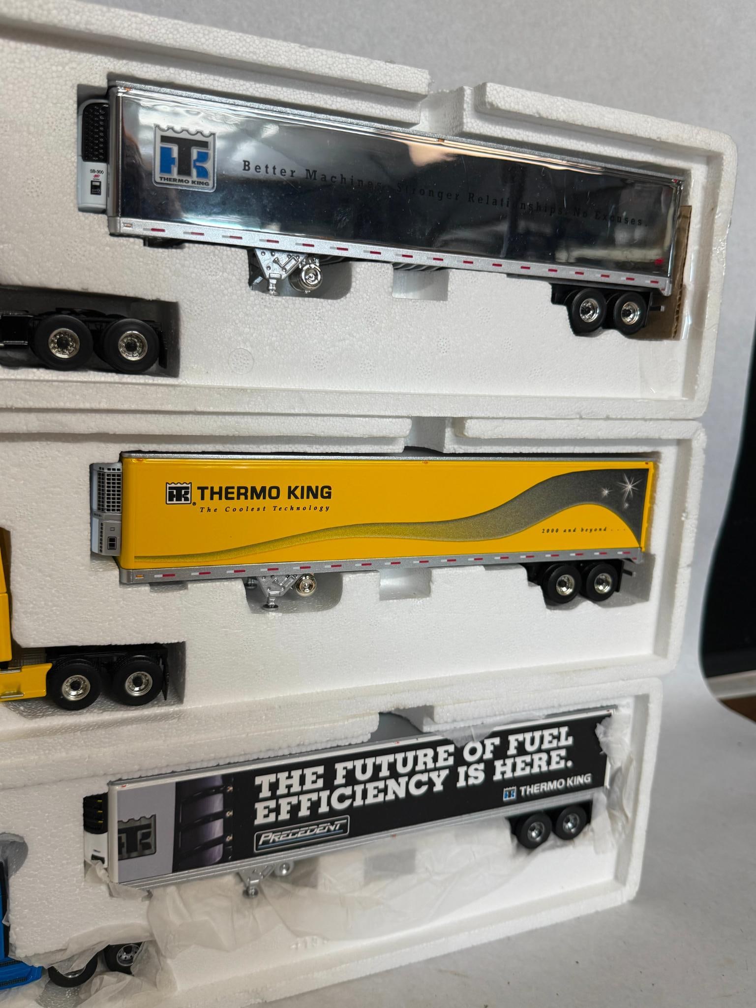 3 Mack Vision Die-Cast Tractor-Trailers - 3