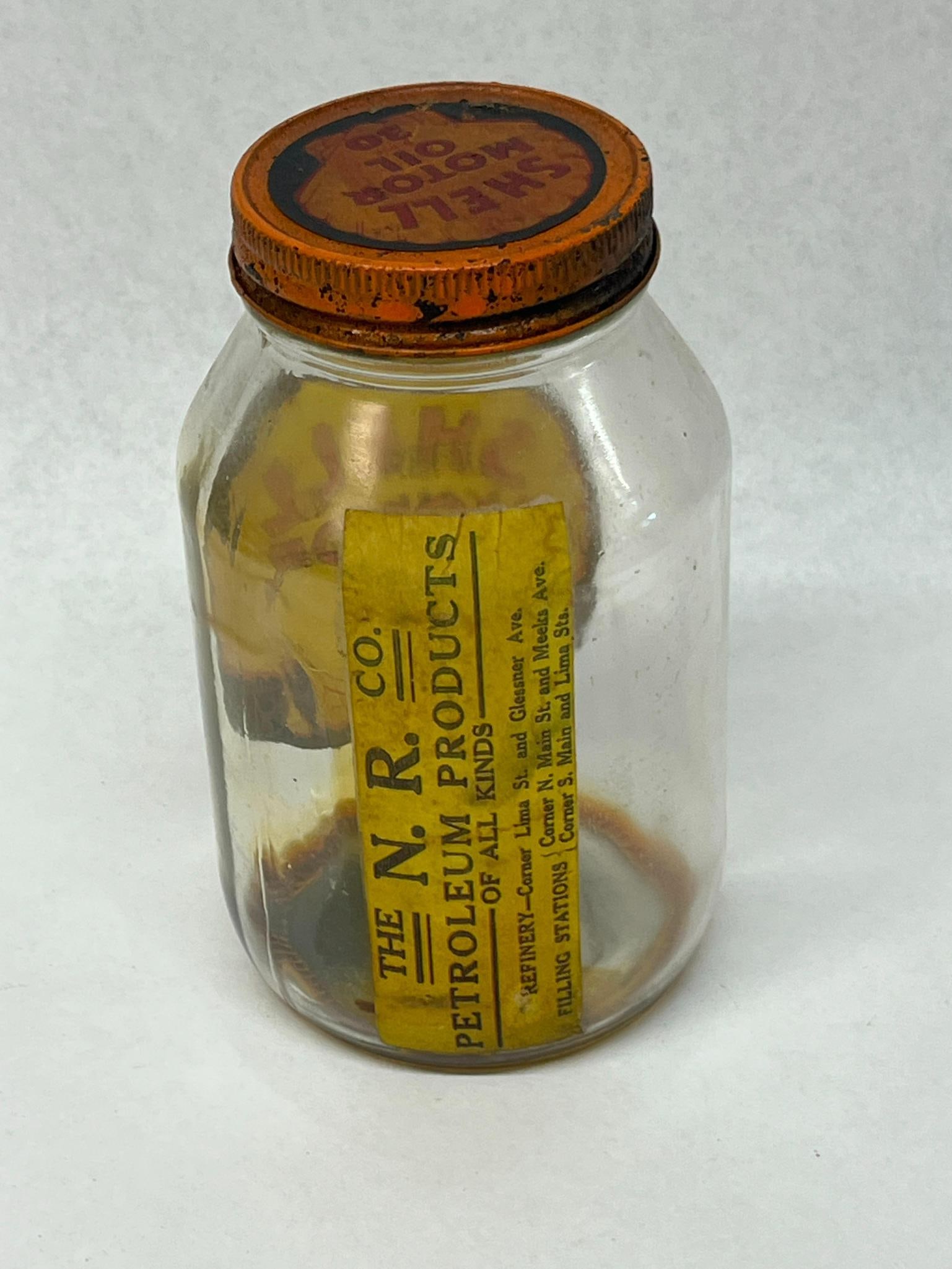 Pair Shell & Golden Shell Oil Jars - 4