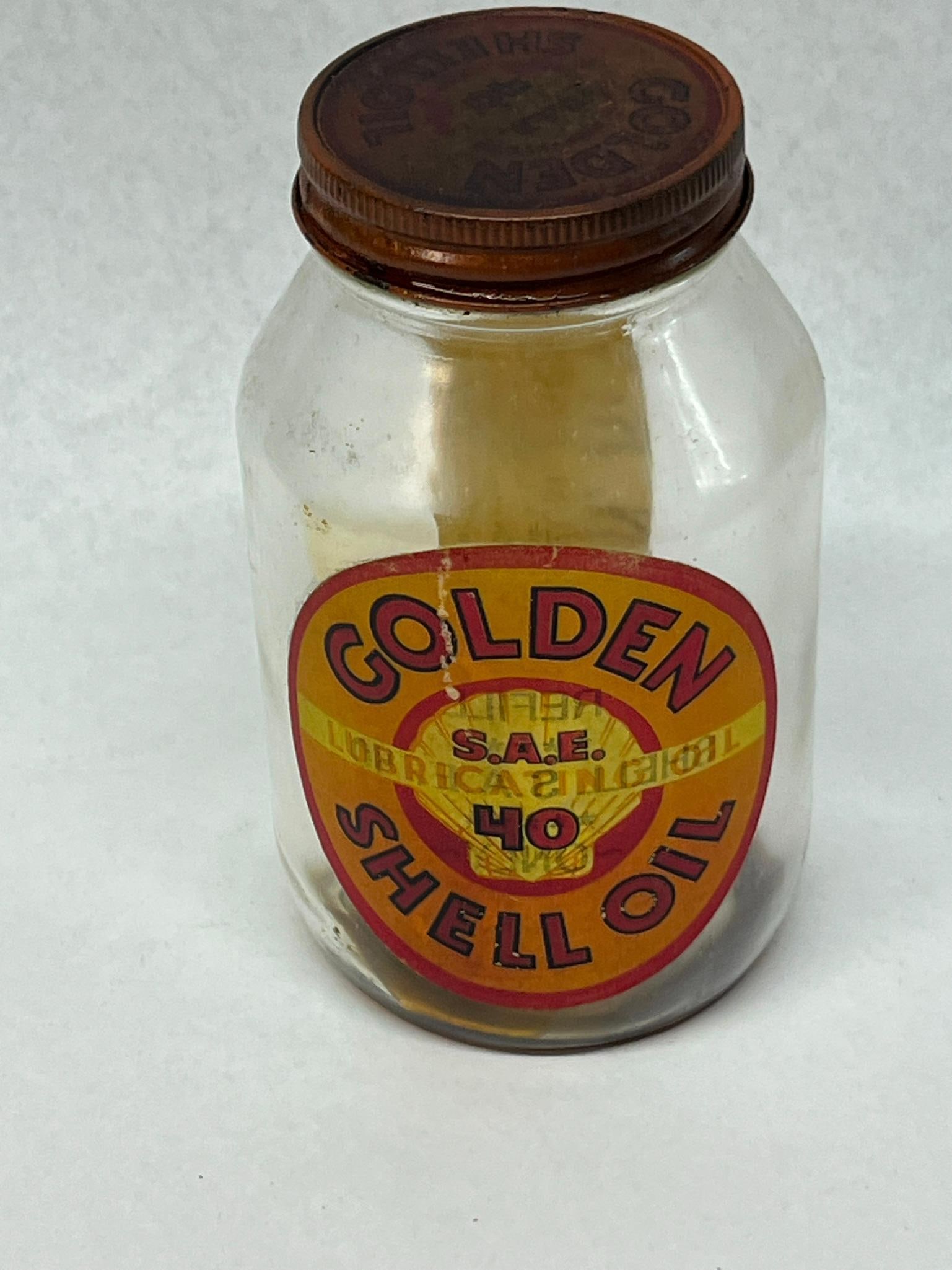 Pair Shell & Golden Shell Oil Jars - 5