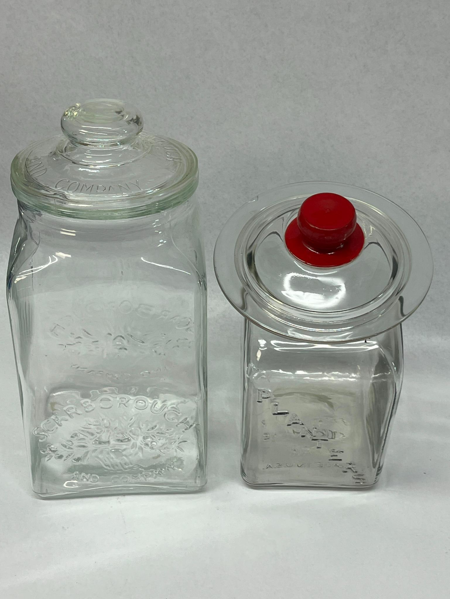 Scarborough & Planters Advertising Jars (1 of 8)