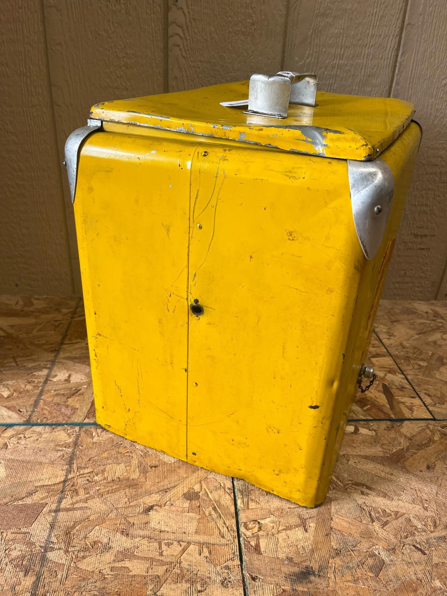 Royal Crown Cola Metal Cooler, Progress - 2
