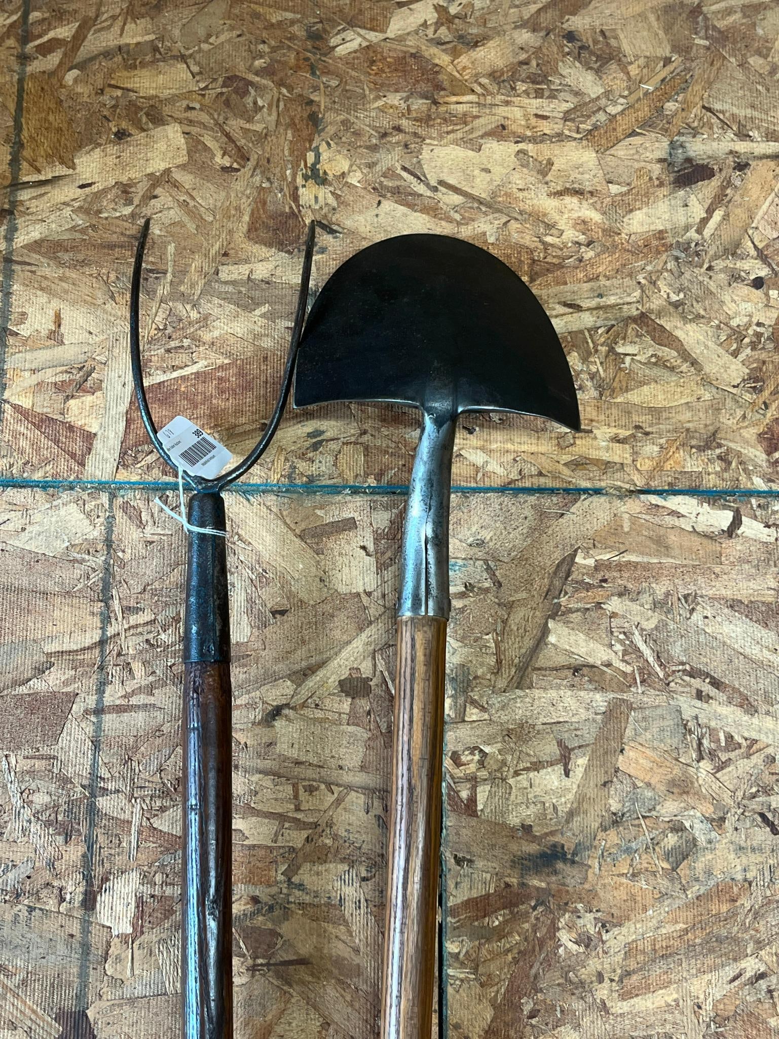 Pair Hay Fork & Short-Handled Spade - 3