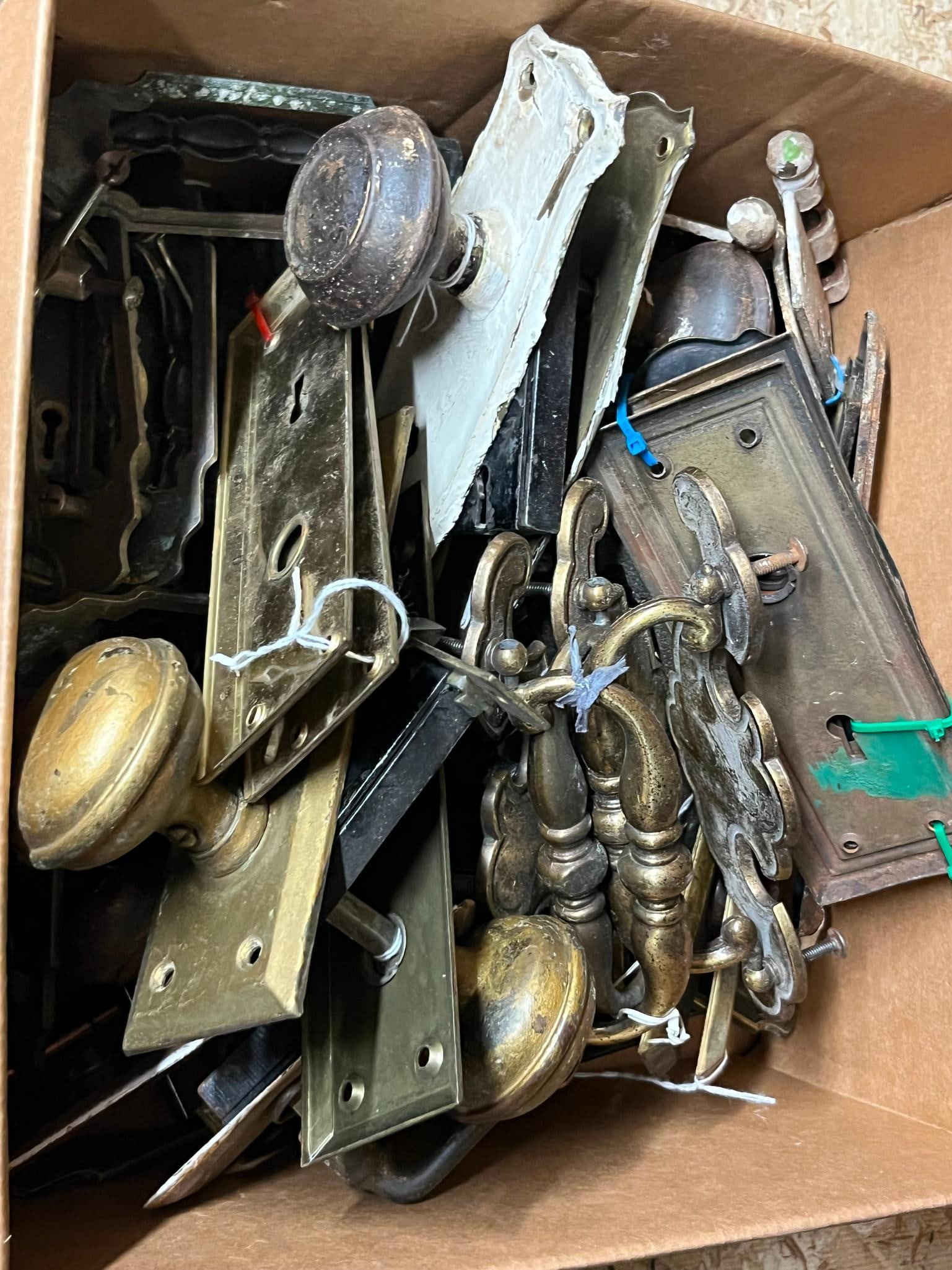 Antique Brass & Steel Knobs & Pulls (1 of 4)