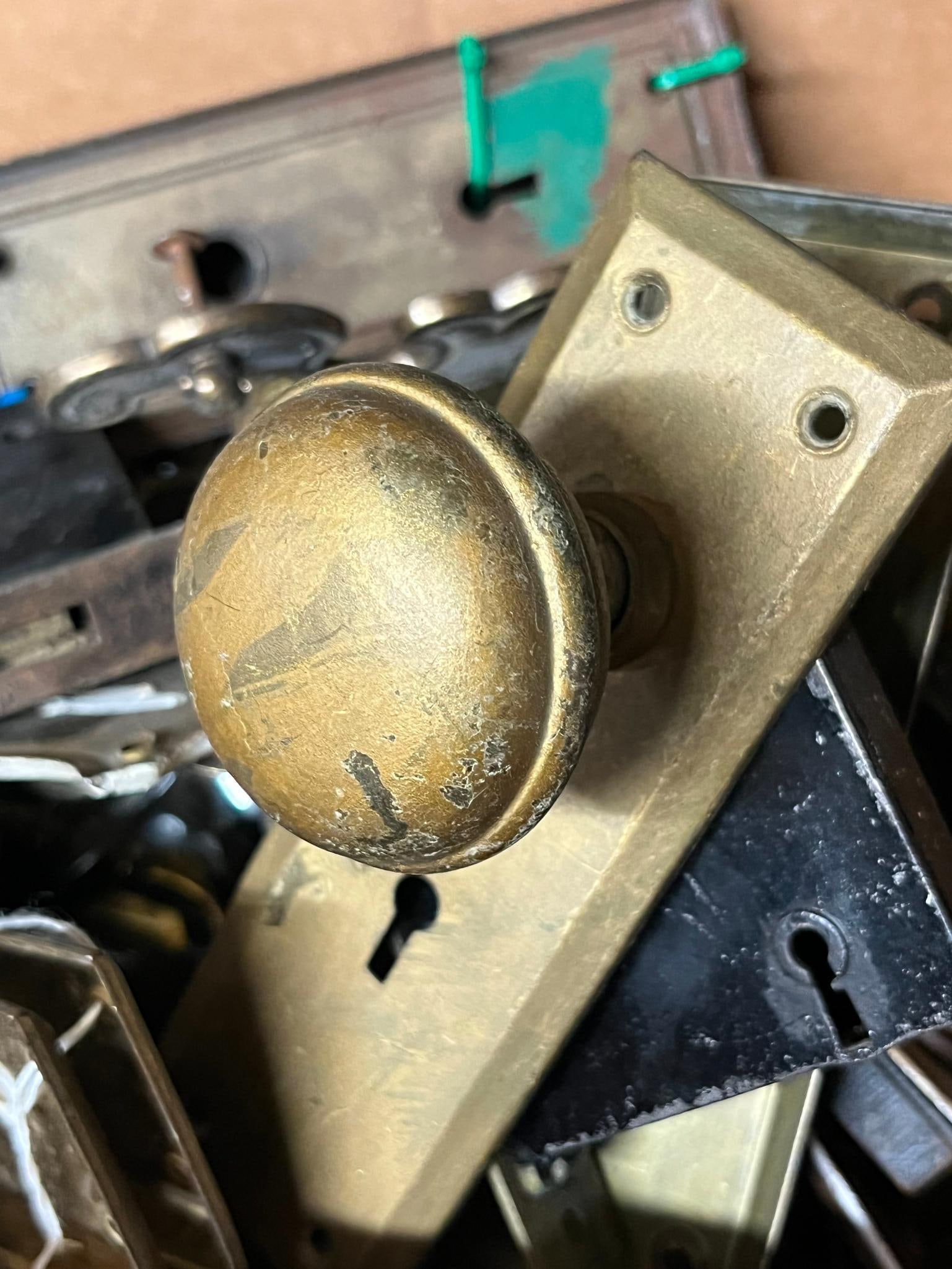Antique Brass & Steel Knobs & Pulls - 3