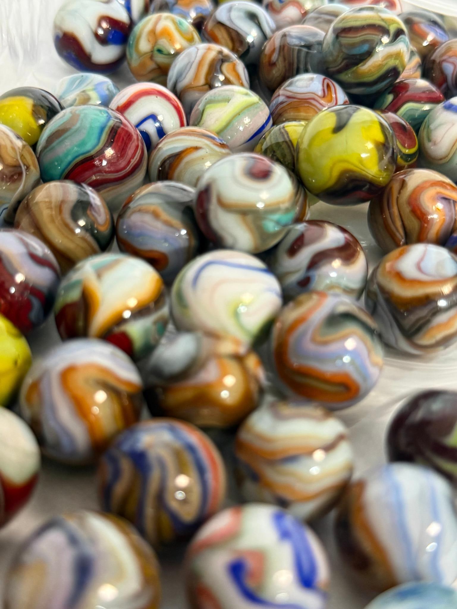 Machine-Made Swirl & Patch Marbles (1 of 4)