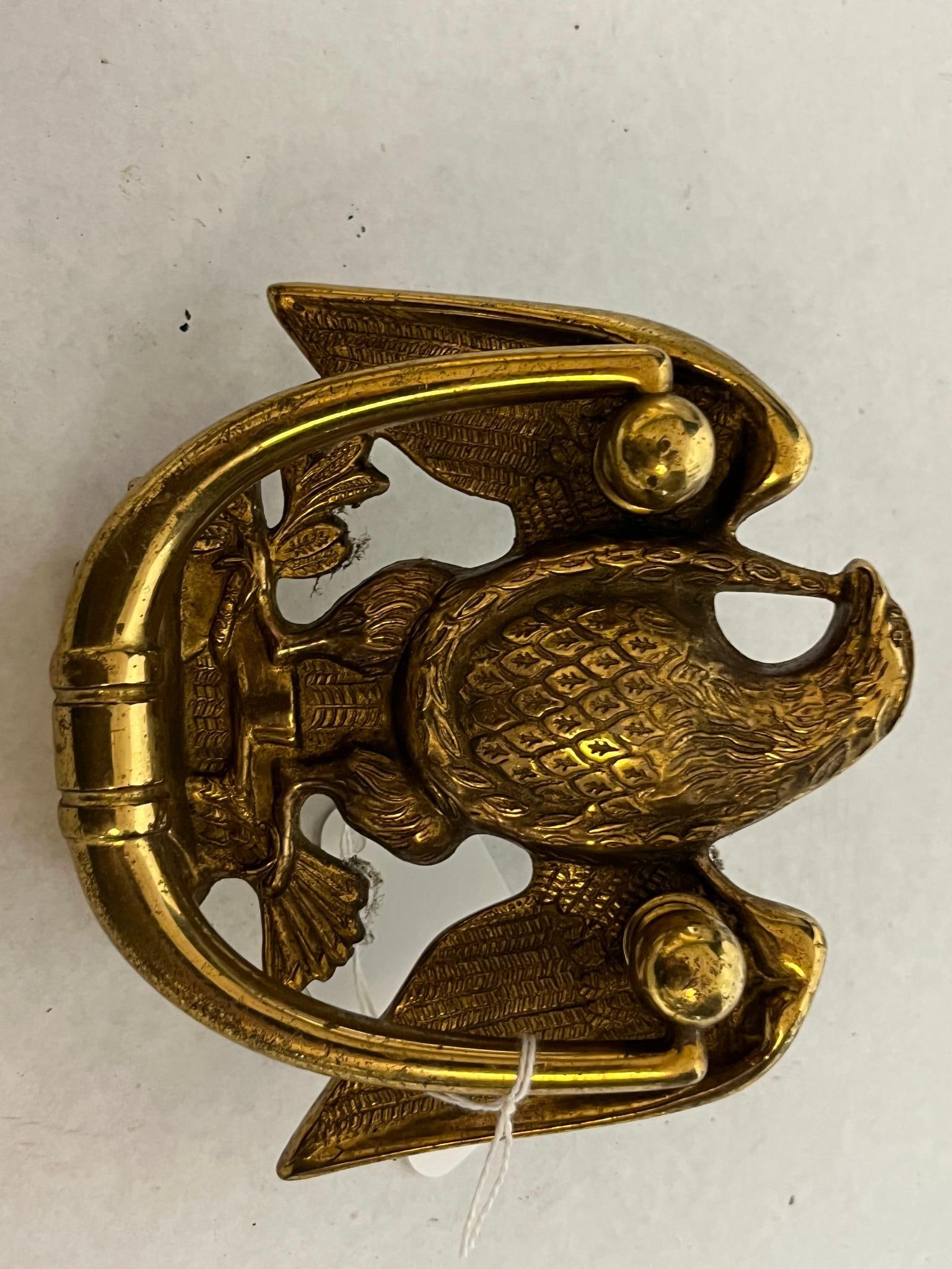 Brass American Eagle Door Knocker - 3