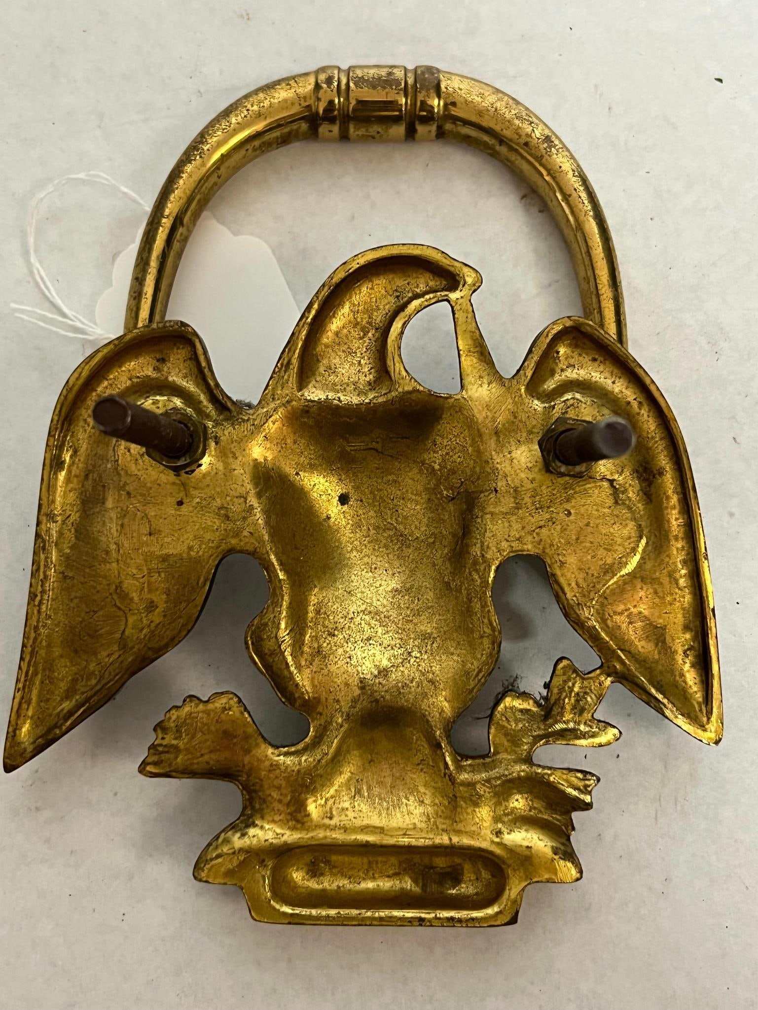 Brass American Eagle Door Knocker - 4