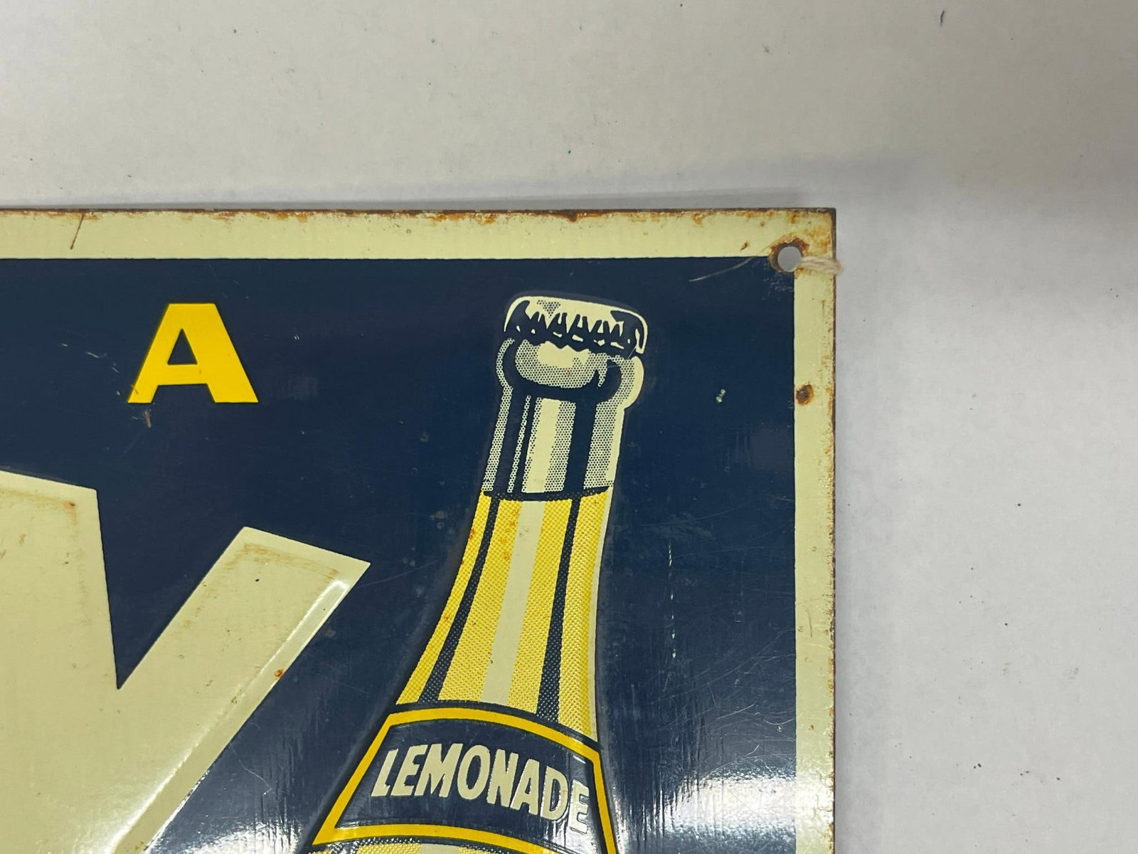 Lemmy Lemonade Embossed Tin Sign - 4