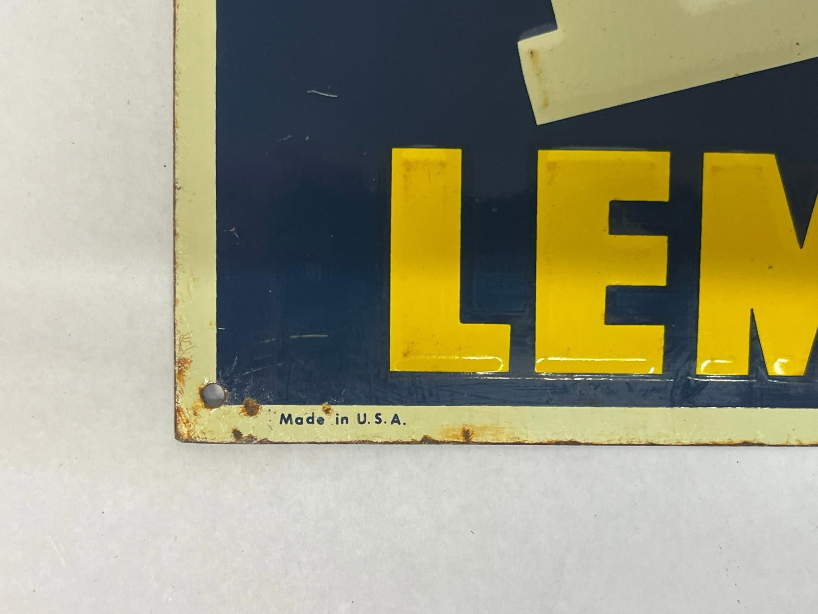 Lemmy Lemonade Embossed Tin Sign - 5