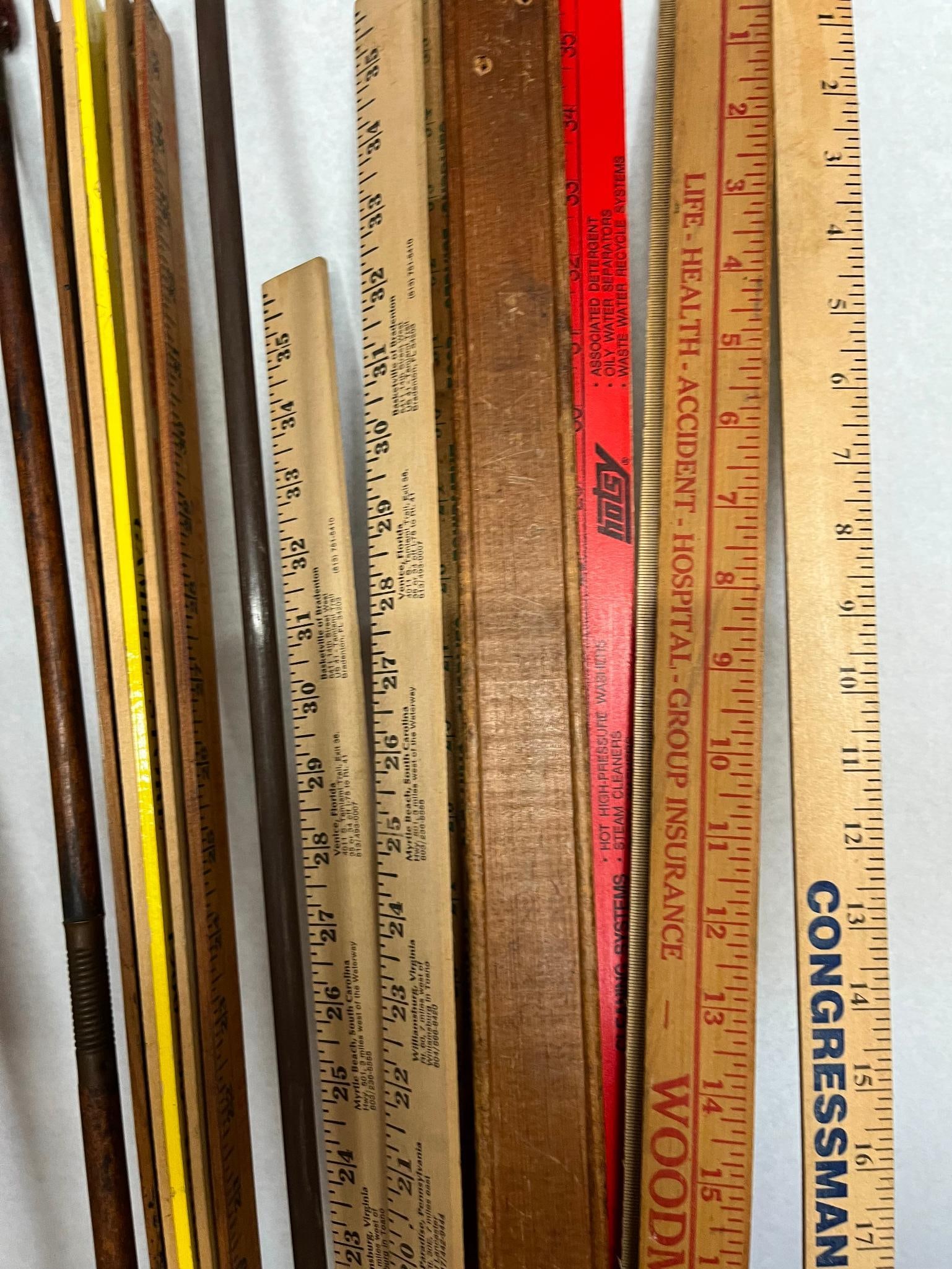 Advertising Wood Yardsticks & Rods - 2