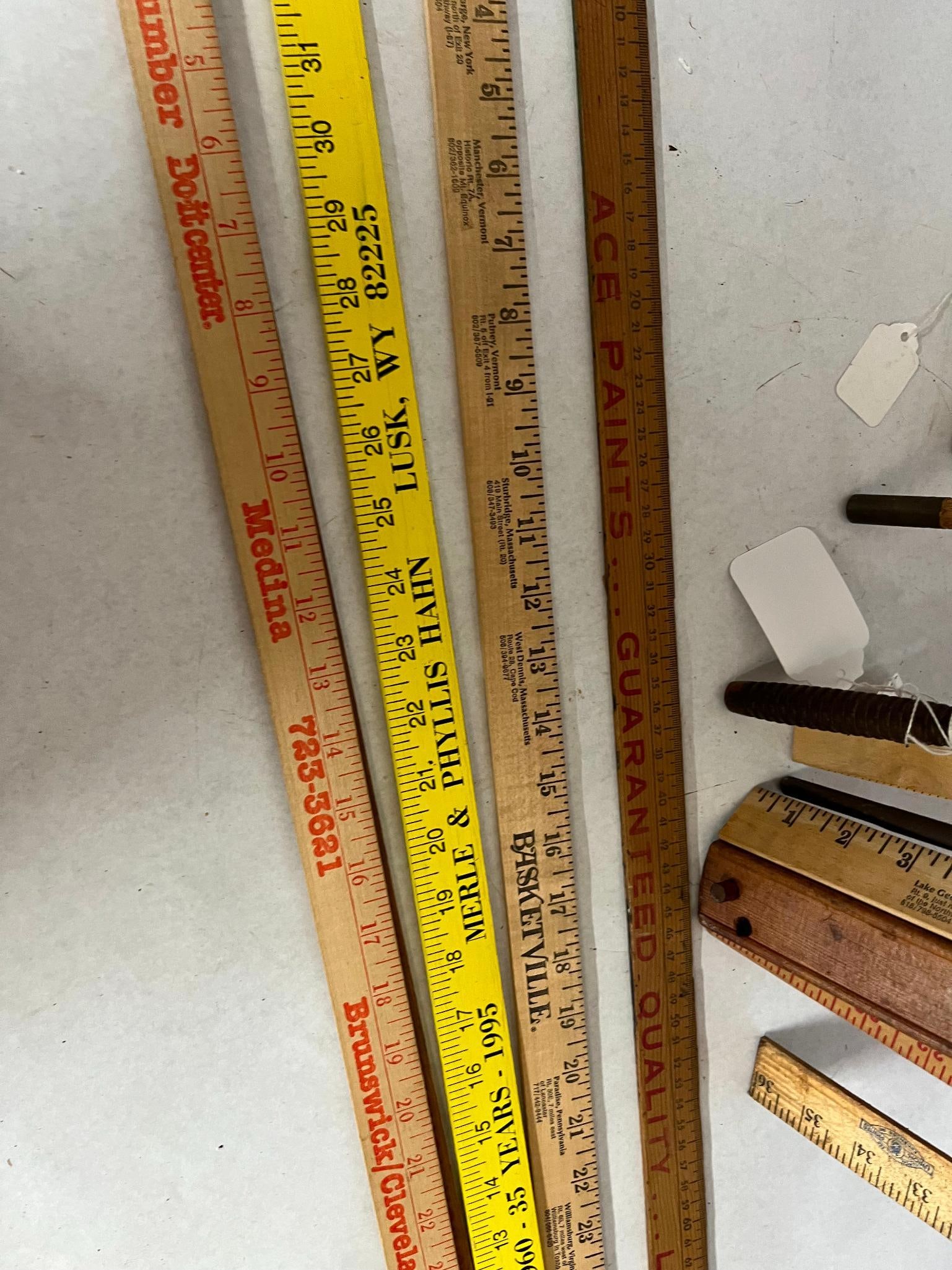 Advertising Wood Yardsticks & Rods - 5