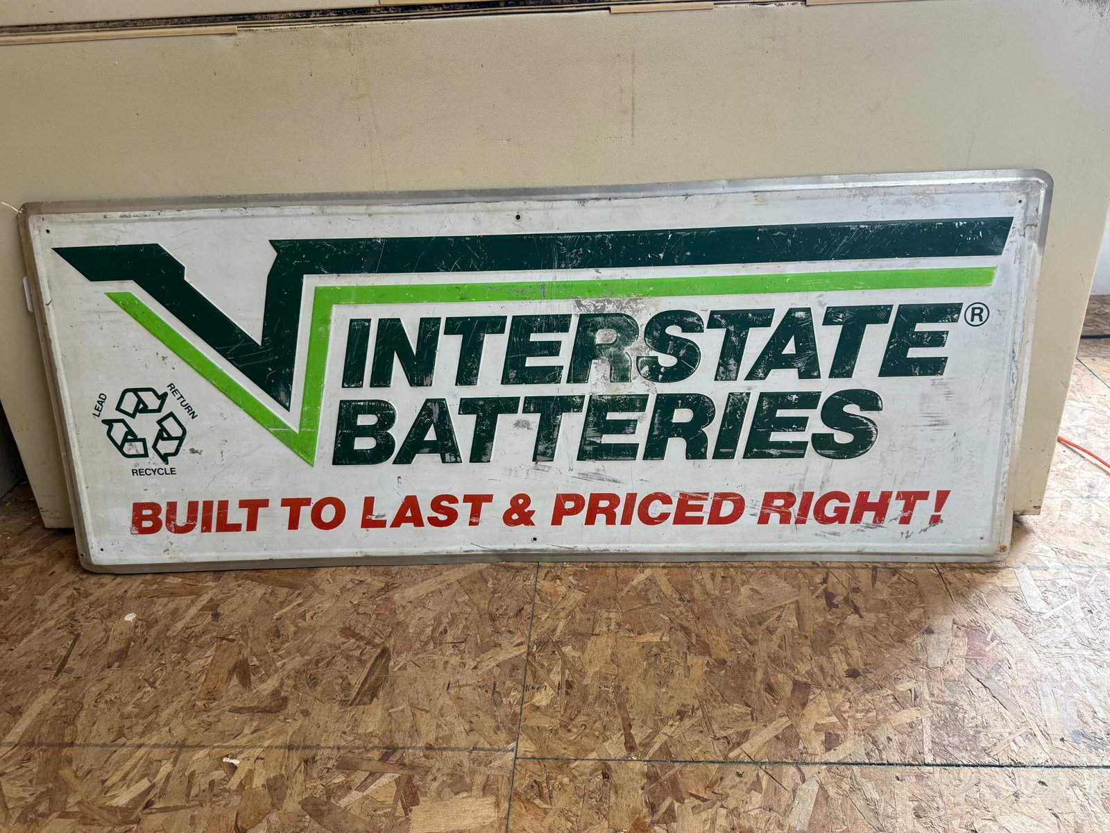 Interstate Batteries Embossed Sign (1 of 5)