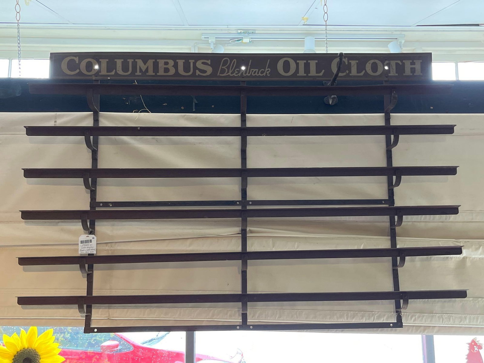 Columbus Blenback Oil Cloth Store Rack (1 of 5)