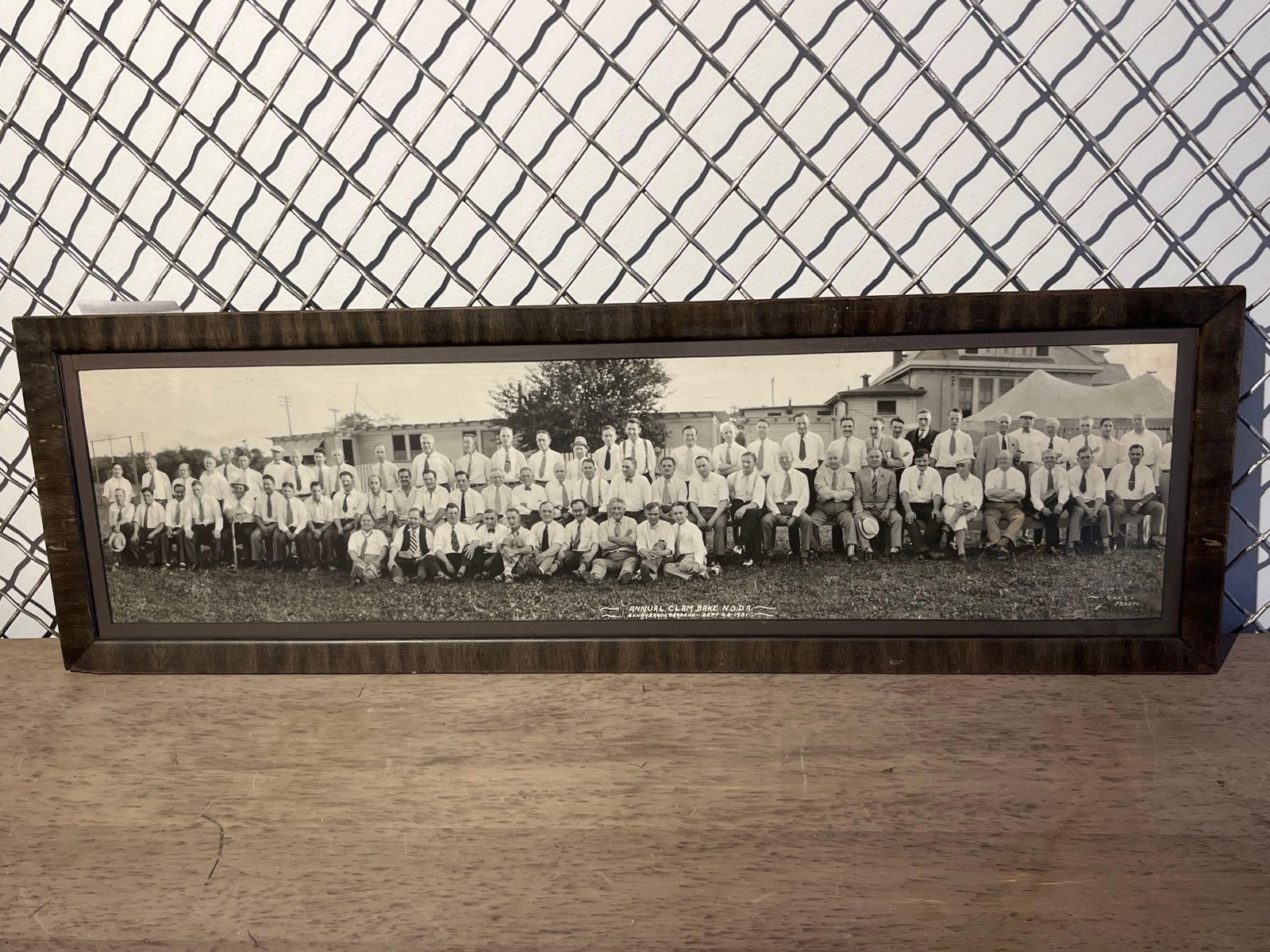 Gus A. F. Prosper Clam Bake Photo, 1931 (1 of 5)